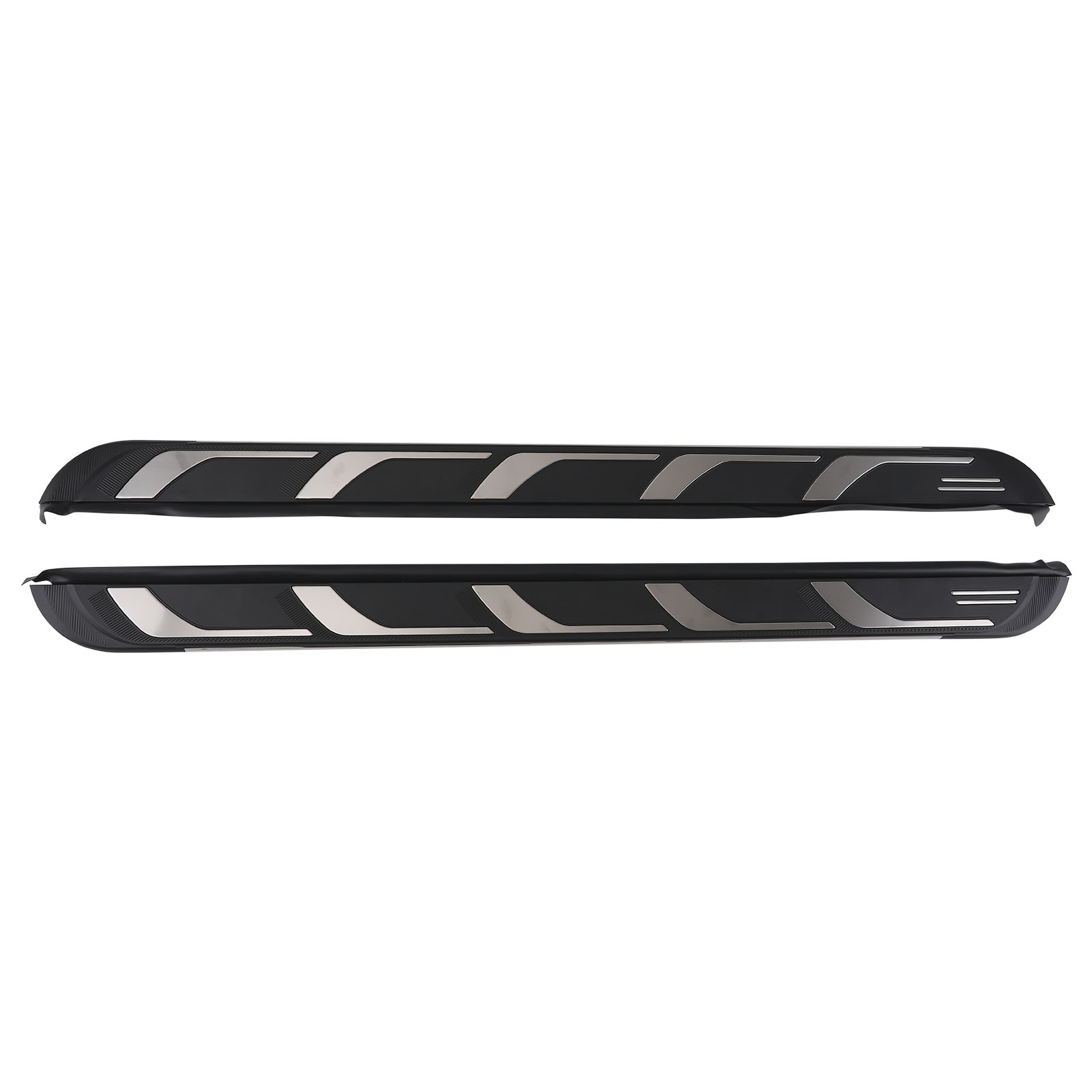 Black Side Step Running Board for AUDI Q7 2017-2023 4M 4MB Aluminum Pair