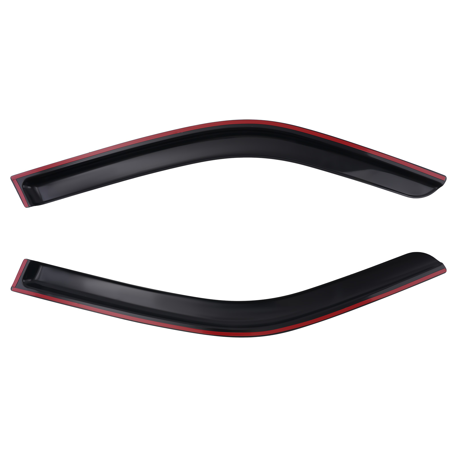 Rain Guards for Ford Kuga 2008-2012 Outside Mount Black  Front Rear 4-Piece Set