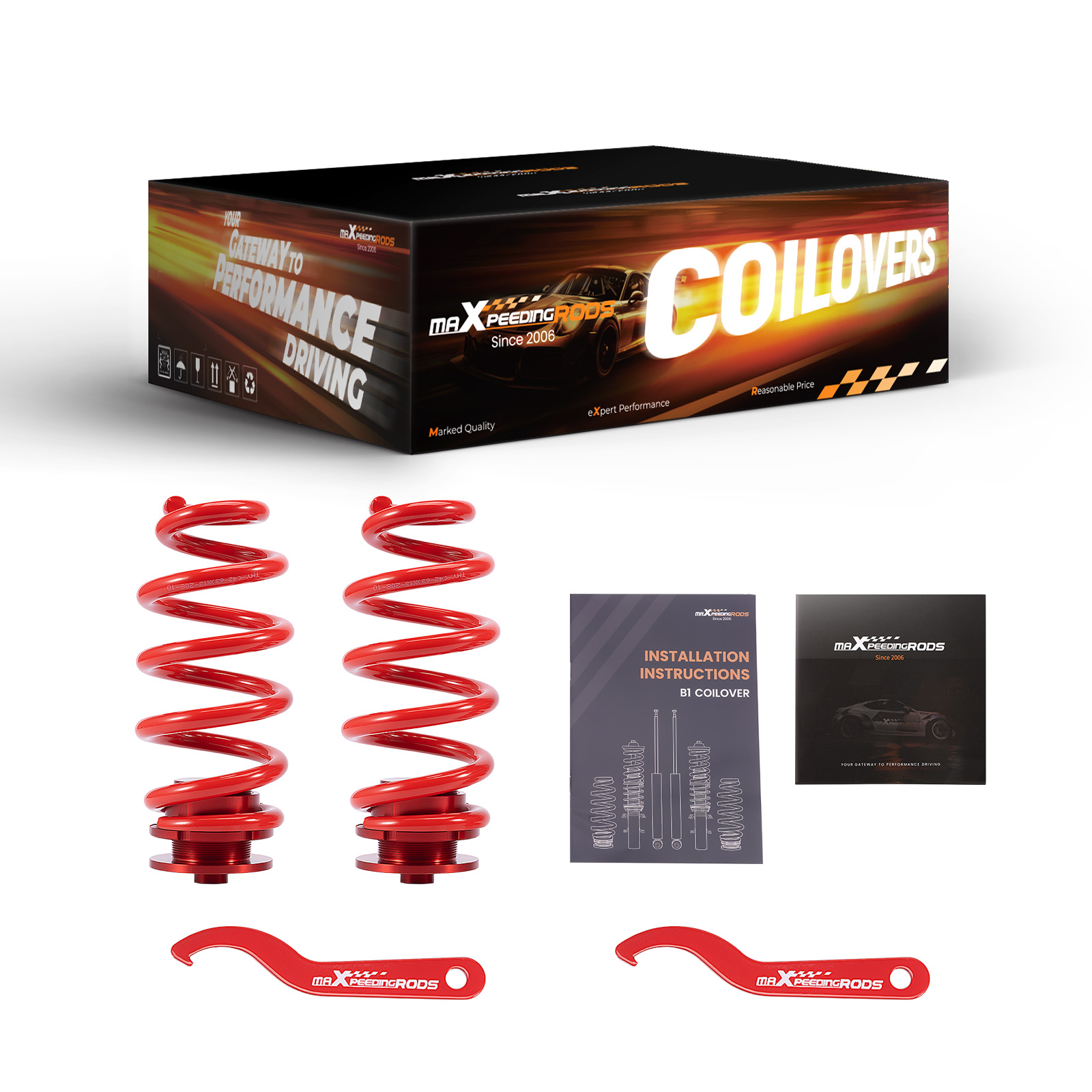 Coilovers Lowering Kit For Audi A4 B6 B7 2.0 TFSI 1.8T quattro S4 RS4 Saloon