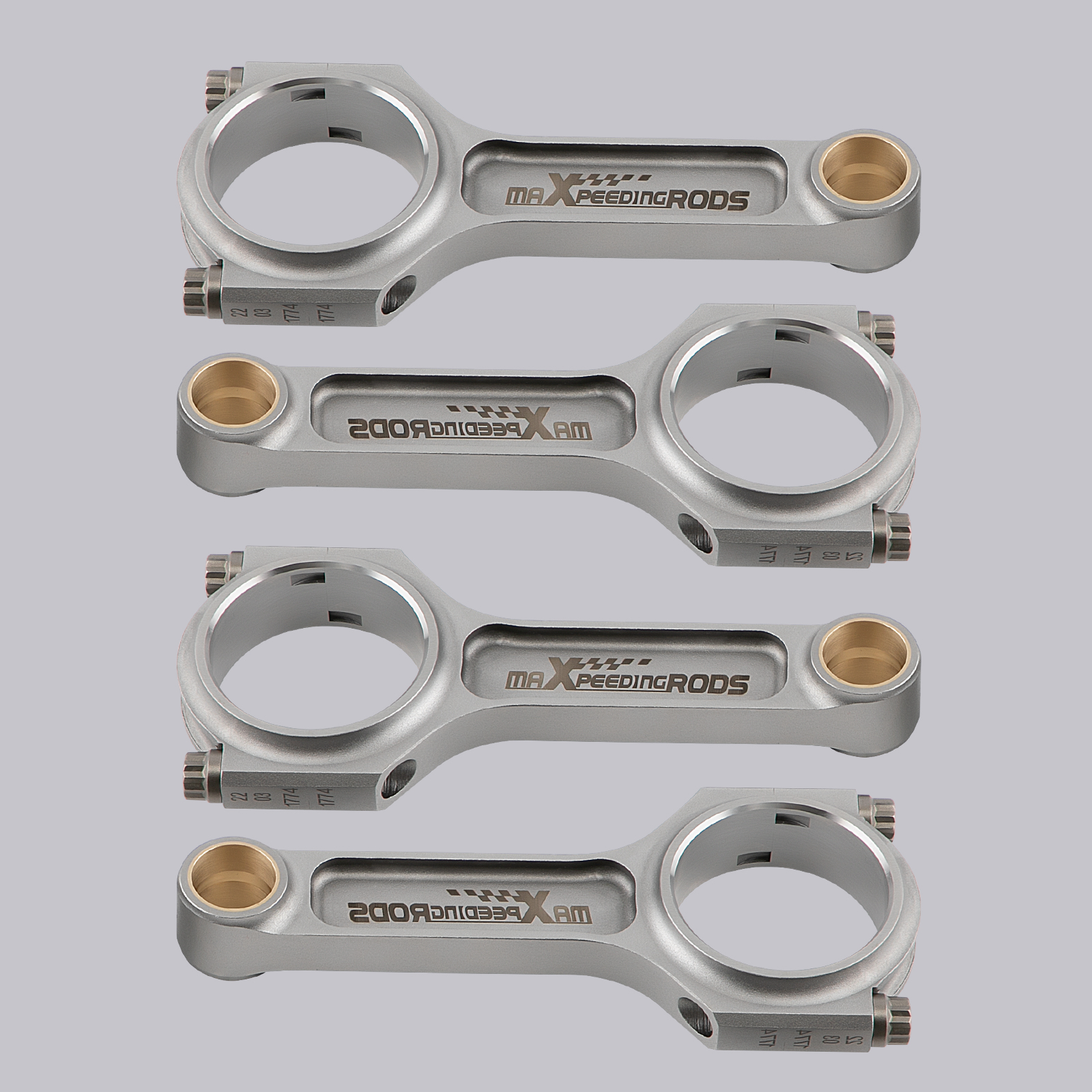 I Beam Connecting Rods for Acura/Honda B18A B18B B20B B20Z Engine ARP 2000 Bolts