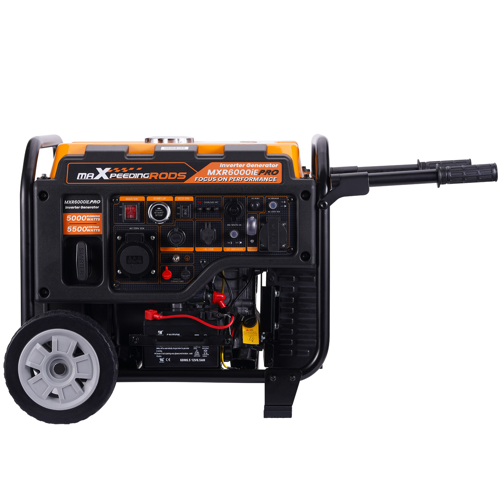 5500W Générateur Inverter 5.5KW 230V Démarrage à essence Groupes électrogènes