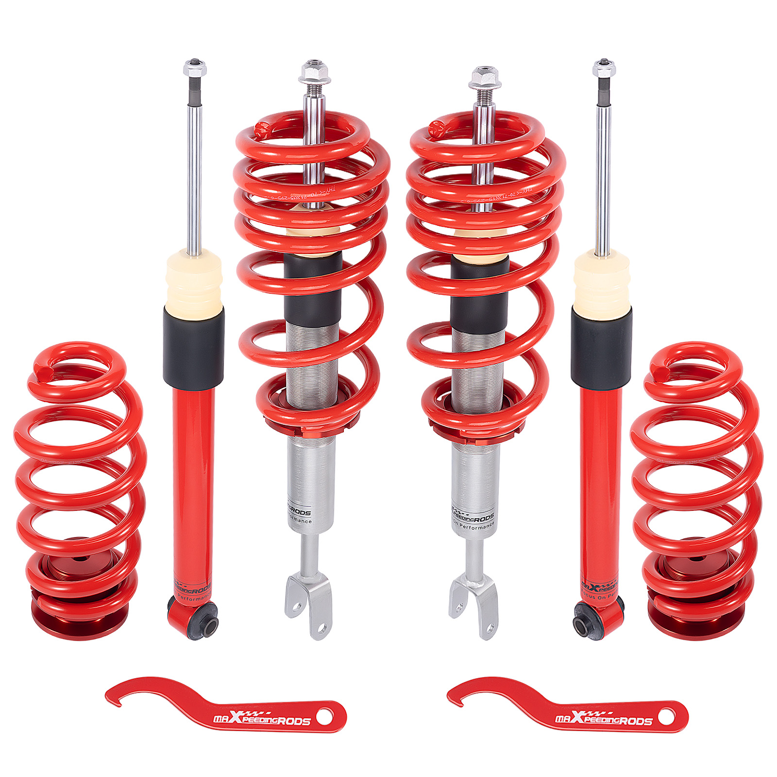 Coilovers Lowering Kit For Audi A4 B6 B7 2.0 TFSI 1.8T quattro S4 RS4 Saloon