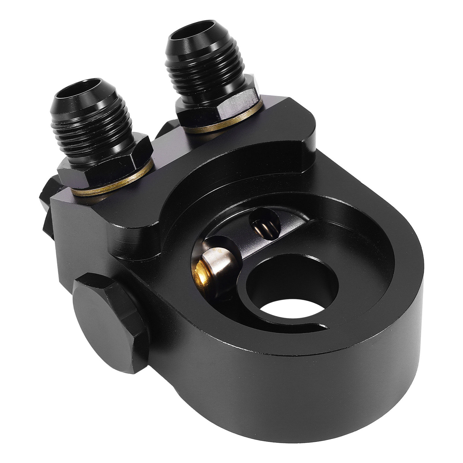 Kit Refroidisseur Huile 10 Rangées Universel Aluminium AN10 Thermostat