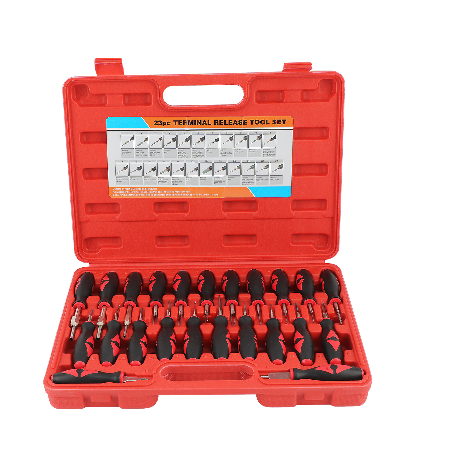 Wire Terminal Connector Release Tool Remover Crimp Pin Extractor for Audi VW NEW