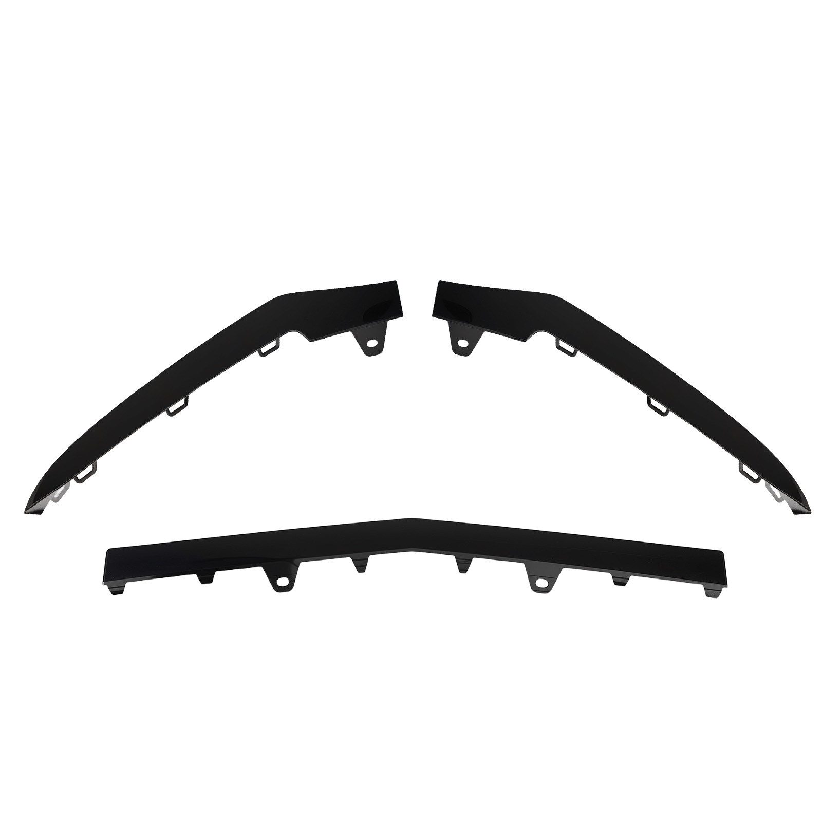 ABS Front Spoiler Trim for Mercedes-Benz E-Class W212 Sport 2014-2016