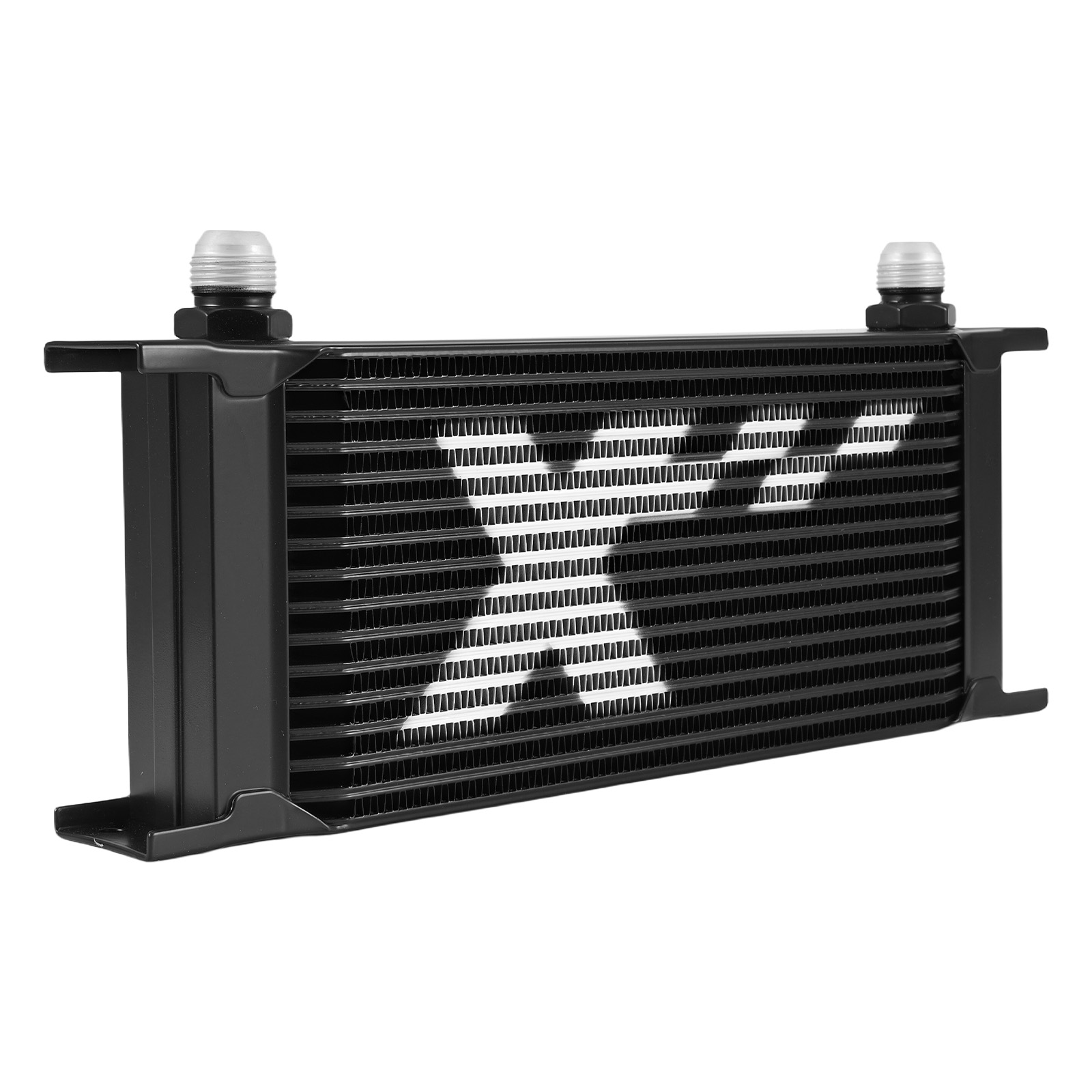 16-Row AN10 Oil Cooler for Universal Cars Air Guide Kit Aluminum Construction