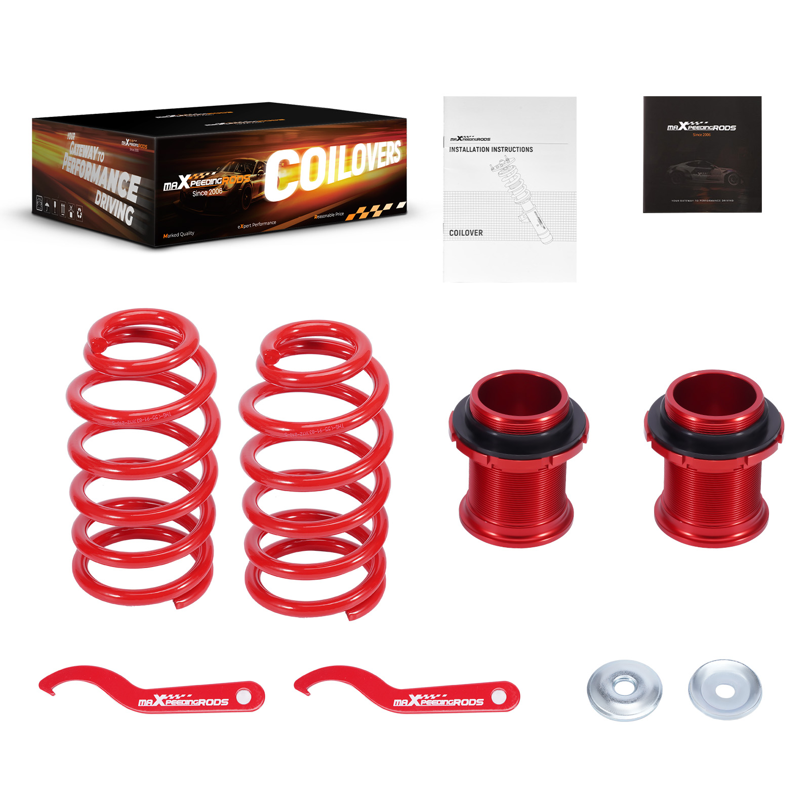 Coilovers Rear Kit for Skoda Octavia Mk3 5E Diesel VRS (2012-2019)