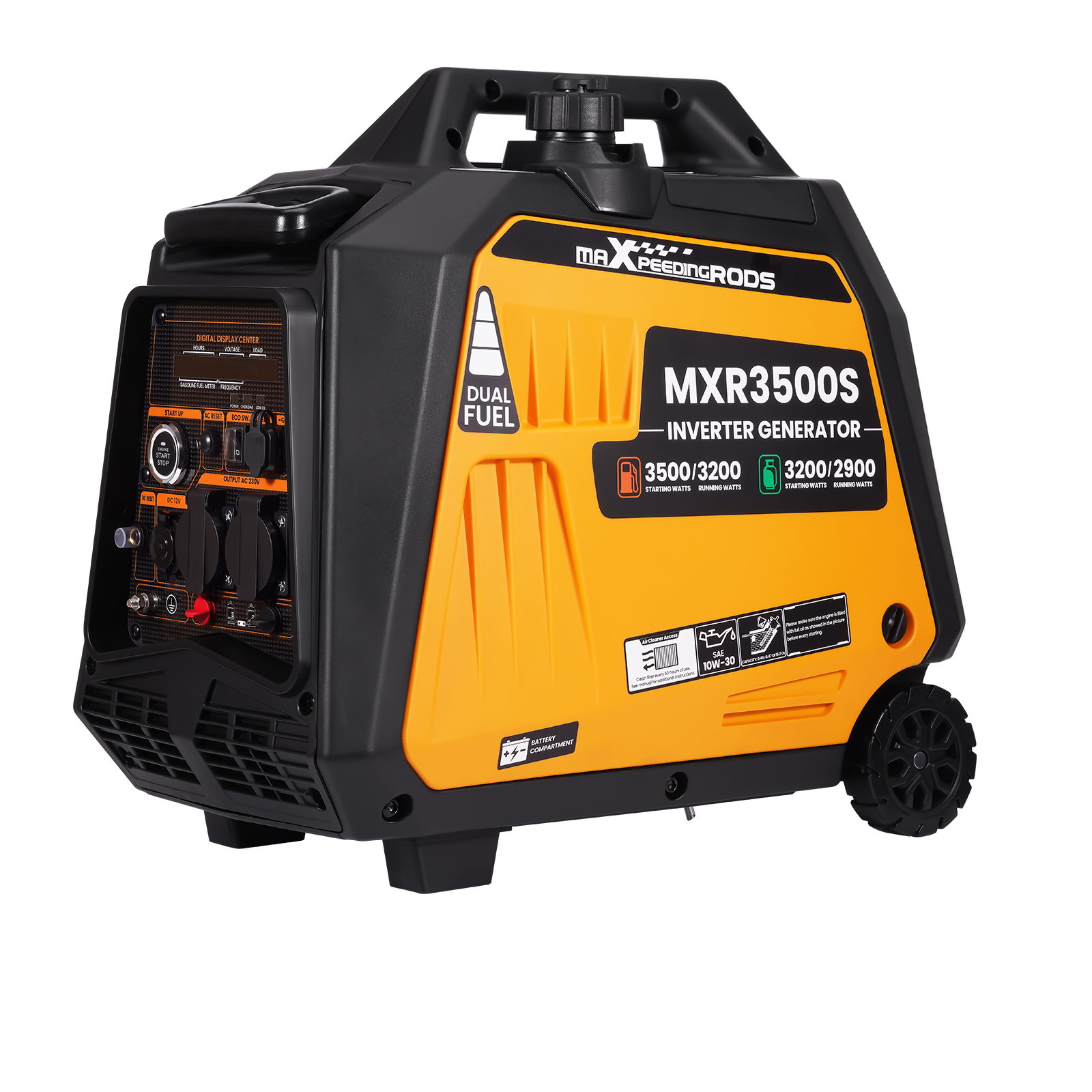 Groupe Electrogene Inverter LPG/Essence 3000w Generateur Electrique Silencieux