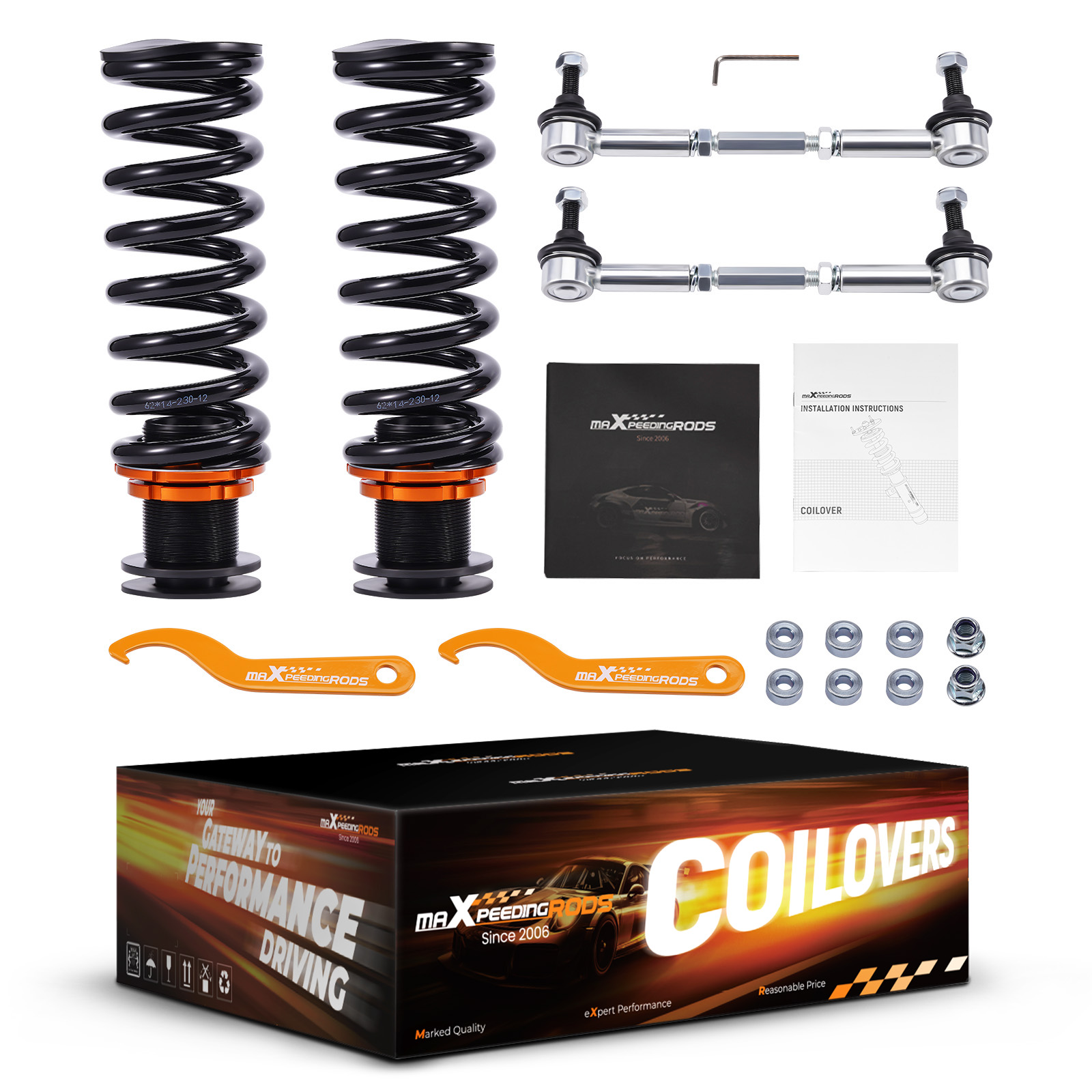 Combinés filetés Suspensions Réglable for BMW E90 Berline E91 E92 E93 2005- 2013