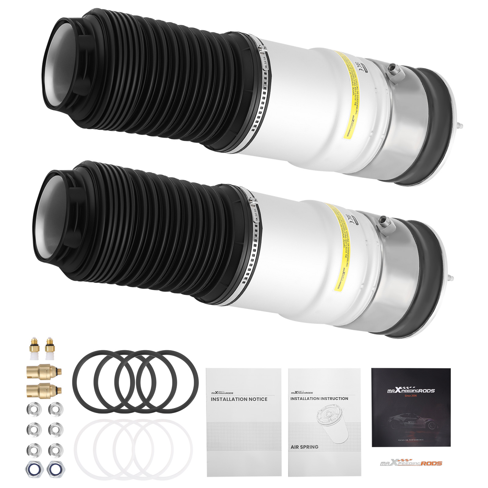 2X Rear Air Suspension Spring Bag For BMW 7 Series F01 F02 F03 F04 730i 750d