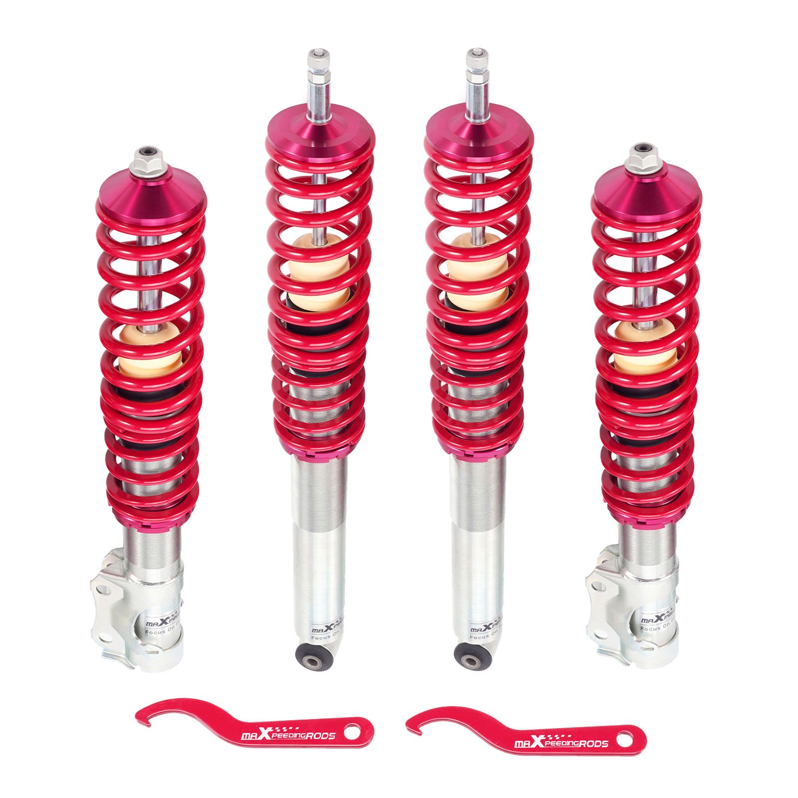 Kit de Combinés Filetés for VW Golf 2 3 1983-2002 Réglable Coilover Suspension