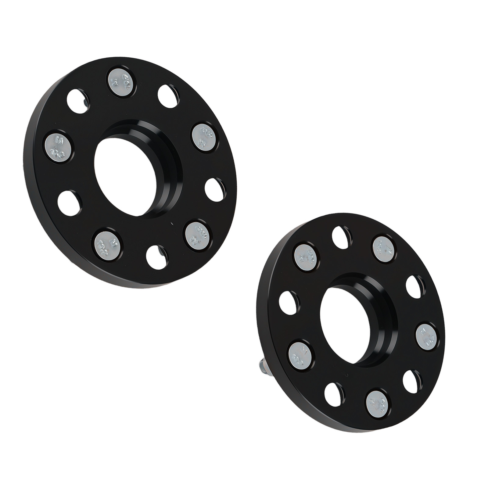 15mm Black Wheel Spacers for Toyota RAV4 1995-2006 5x114.3 Hub Centric M12x1.5