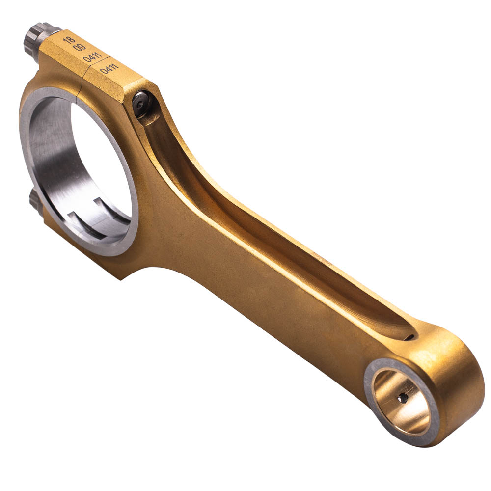 Titanize H-beam 4340 Connecting Rods for Honda Civic Models D16 Si GX HX 137mm