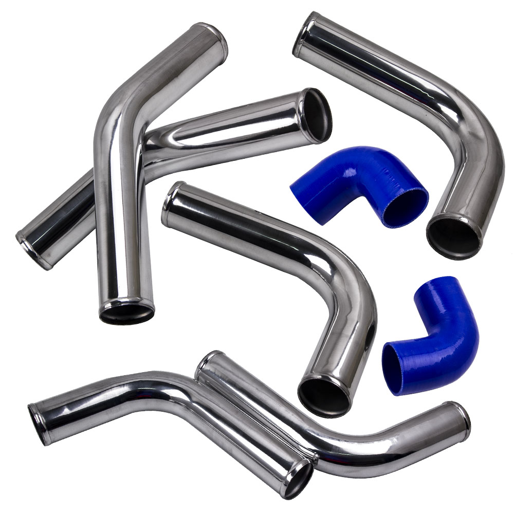 2.5 64 mm À faire soi-même Custom Race Kit turbo silicones intercooler Hard pipe