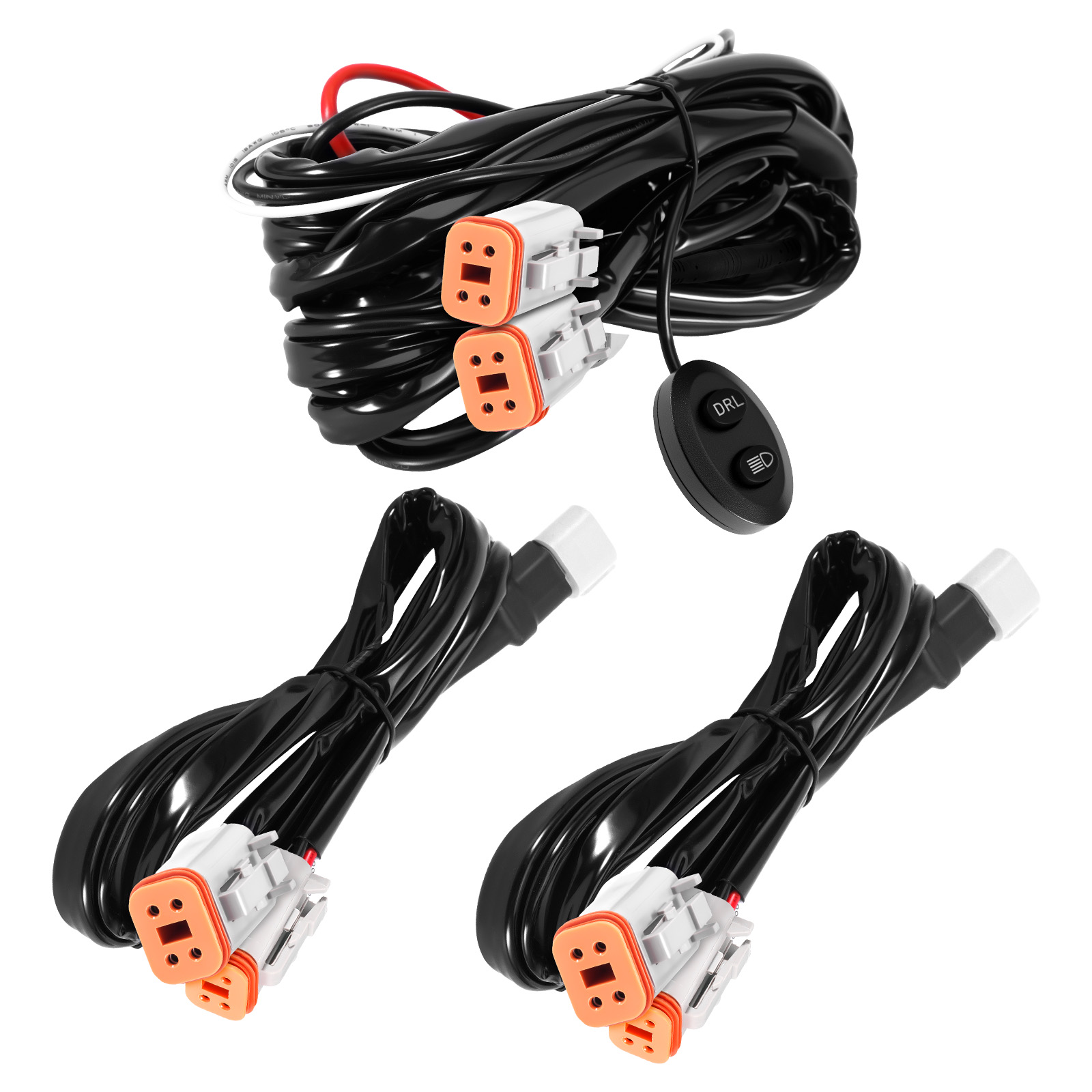 Touch Switch Wiring Harness For maXpeedingrods LED Auxiliary Driving Lights 360W