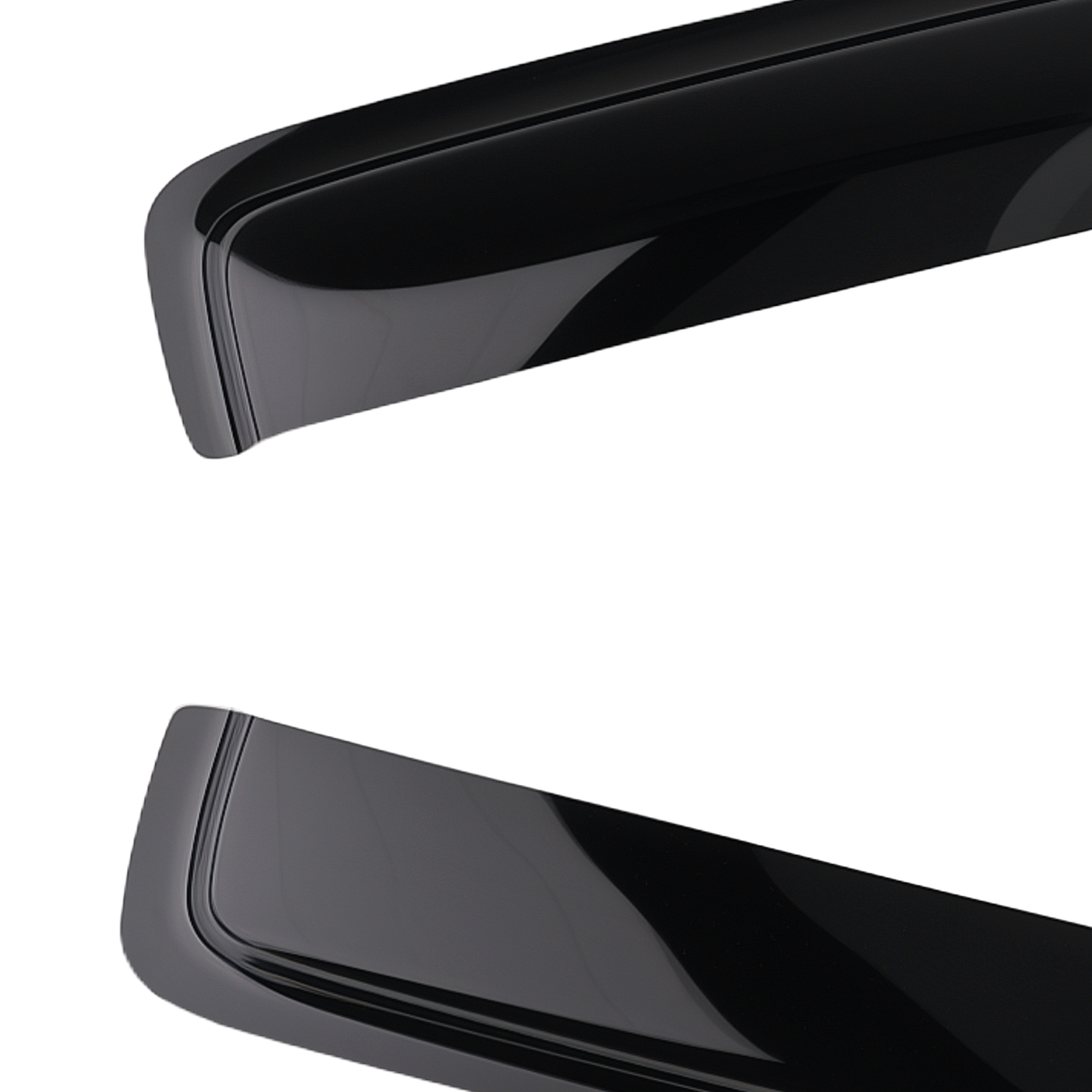 Rain Guards Wind Deflectors for VW Transporter T5 T6 T6.1 2003-2024 2PC  Black