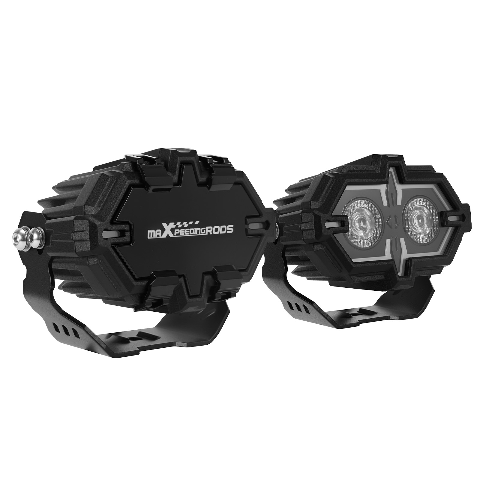 LED Auxiliary Driving Light For 4X4 Off-Road Vehicles Truck 108W White/Amber DRL