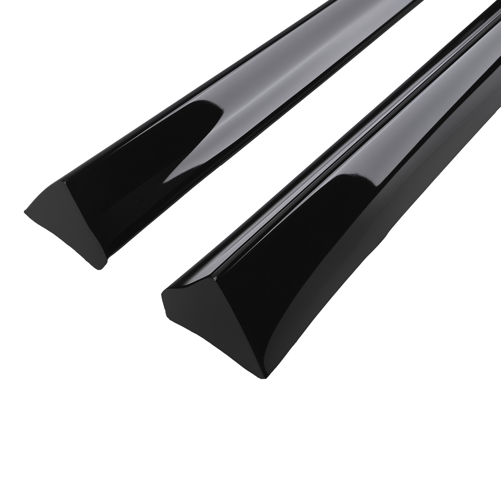 Black ABS Side Skirt Panel Kit for VW Golf MK7 MK7.5 13-20 Body Extension R Line
