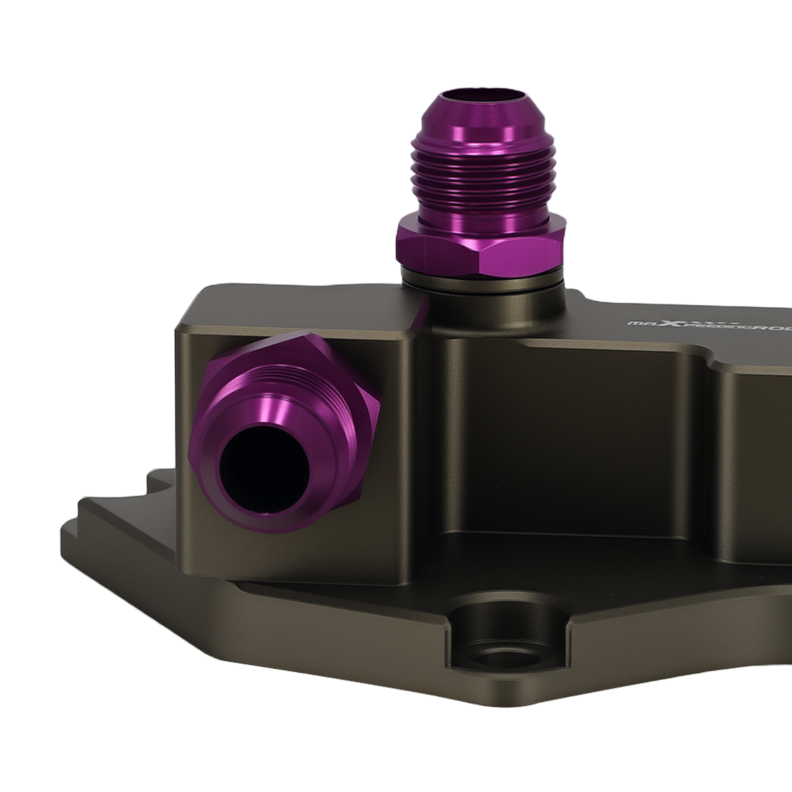 AN10 Purple Oil Filter Sandwich Adapter for BMW N20 N26 N51 N52 Thermostatic