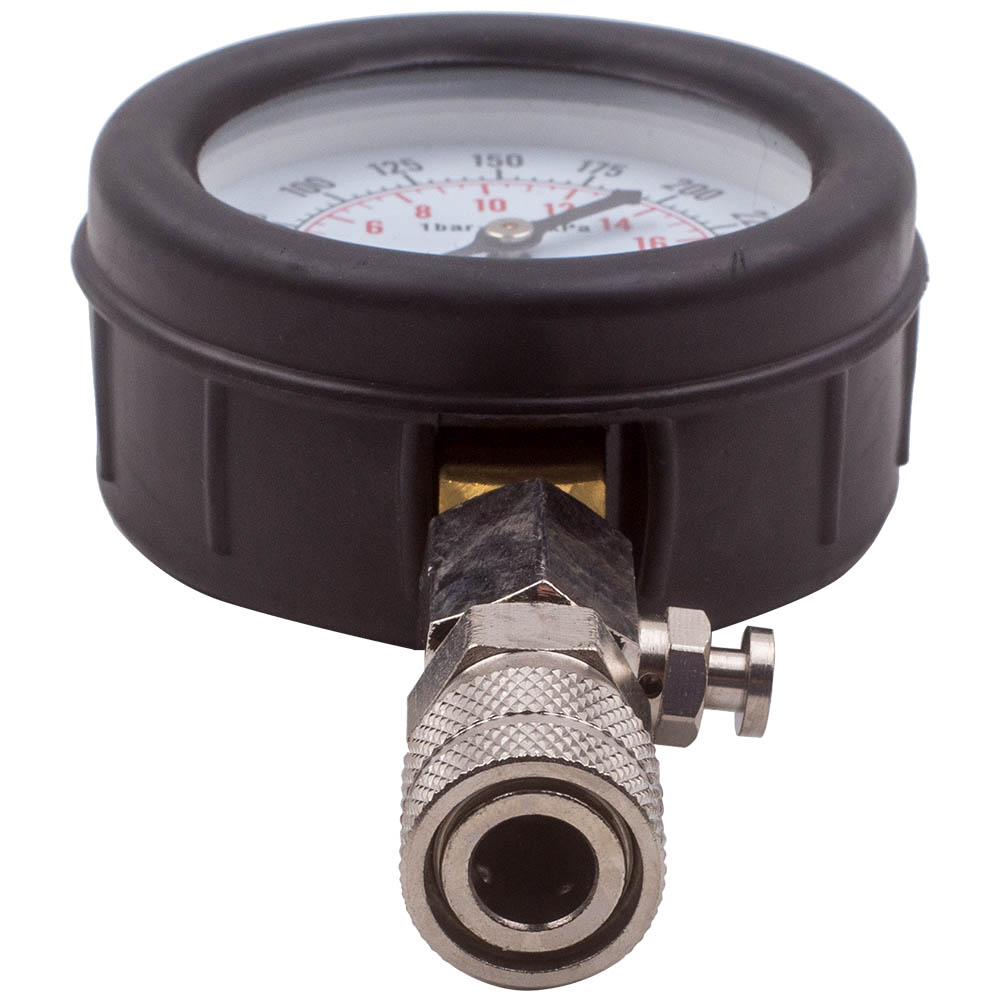 Cylinder Pressure Kit Testeur de cylindre de moteur à essence 0-300 PSI