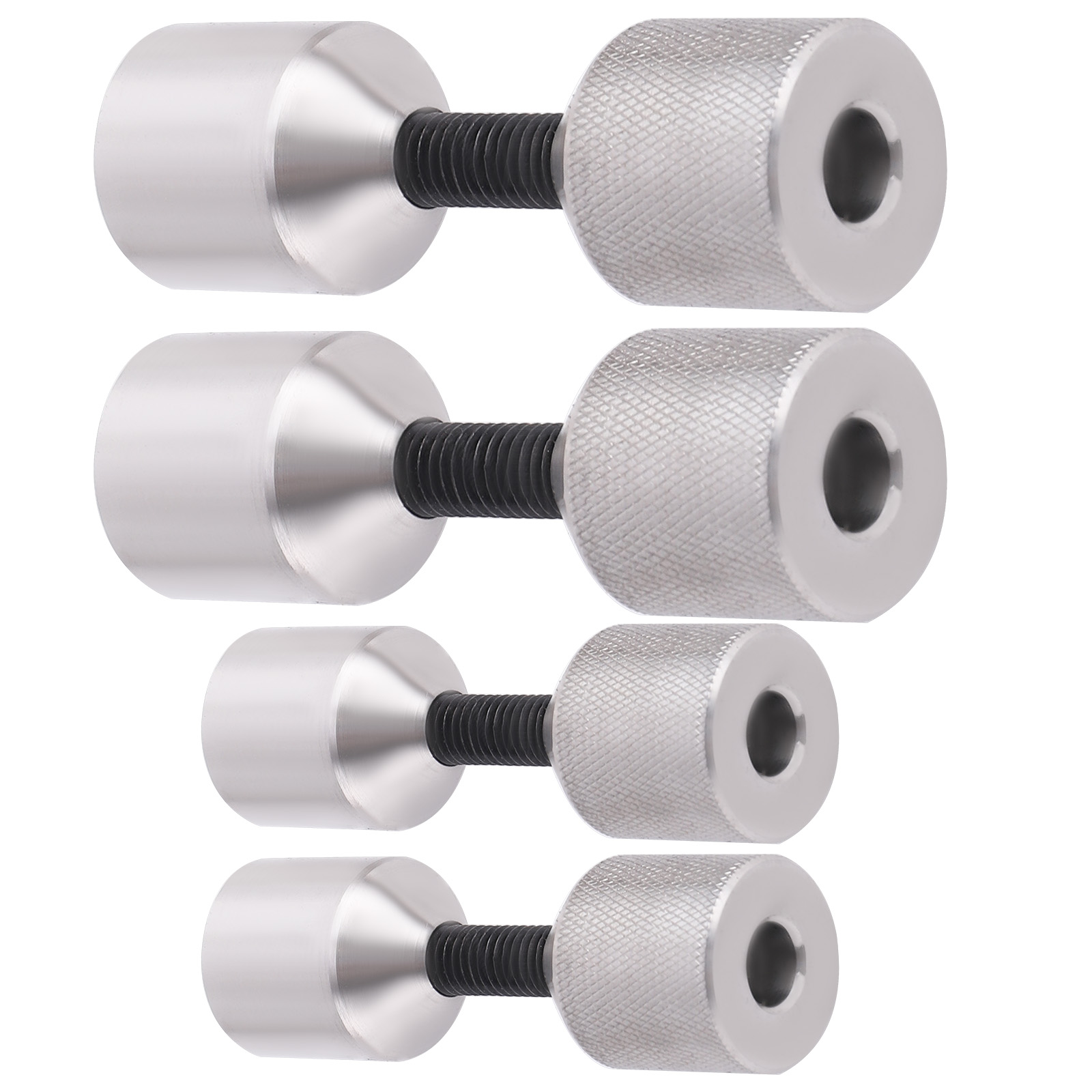 Set of 4 Flange 2 Two Hole Pin Pins Stainless Steel- 1-1/8'' 1-5/8'' Diameter
