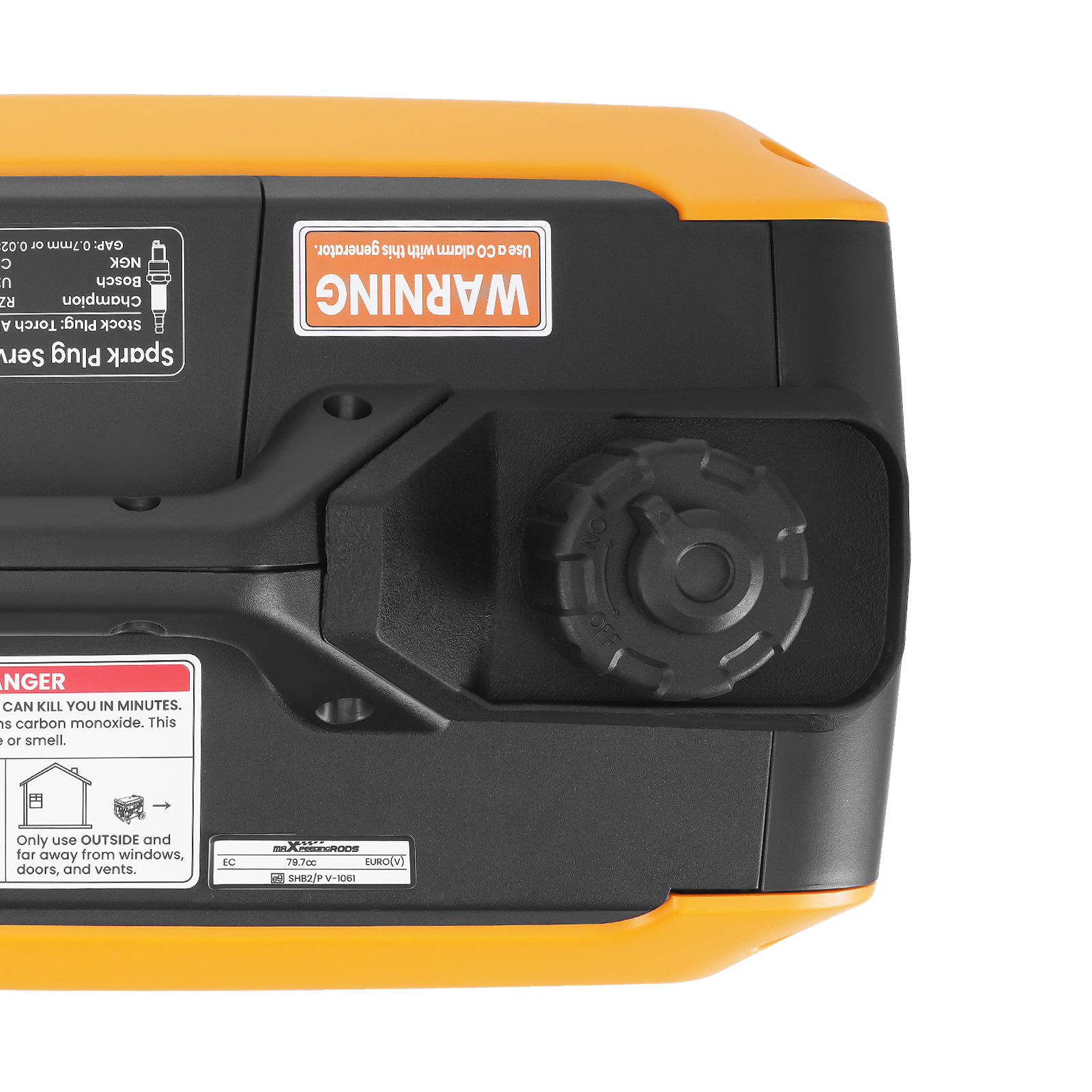 2000W Generator Petrol Inverter Portable Suitcase Silent 15KG Camping RV SUV