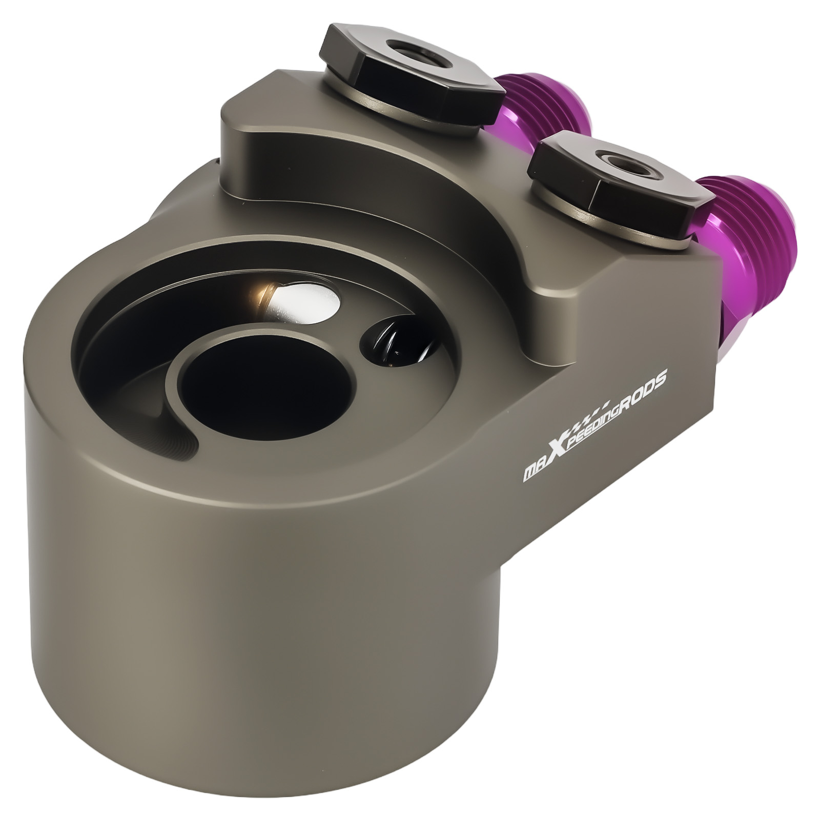 Aluminum Oil Cooler Filter Adapter AN10 for Honda Civic Gen10 FC1 FK7 Purple