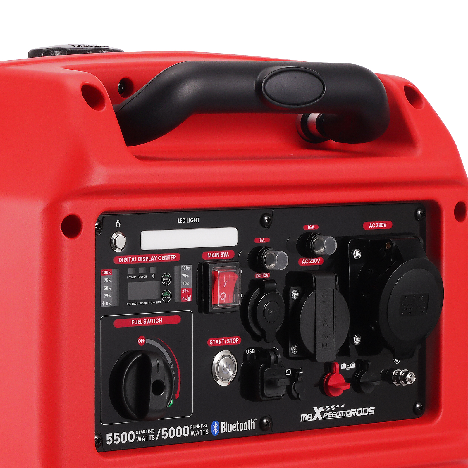 Générateur Inverter 5.5KW 230V à essence Groupes électrogènes for camping car