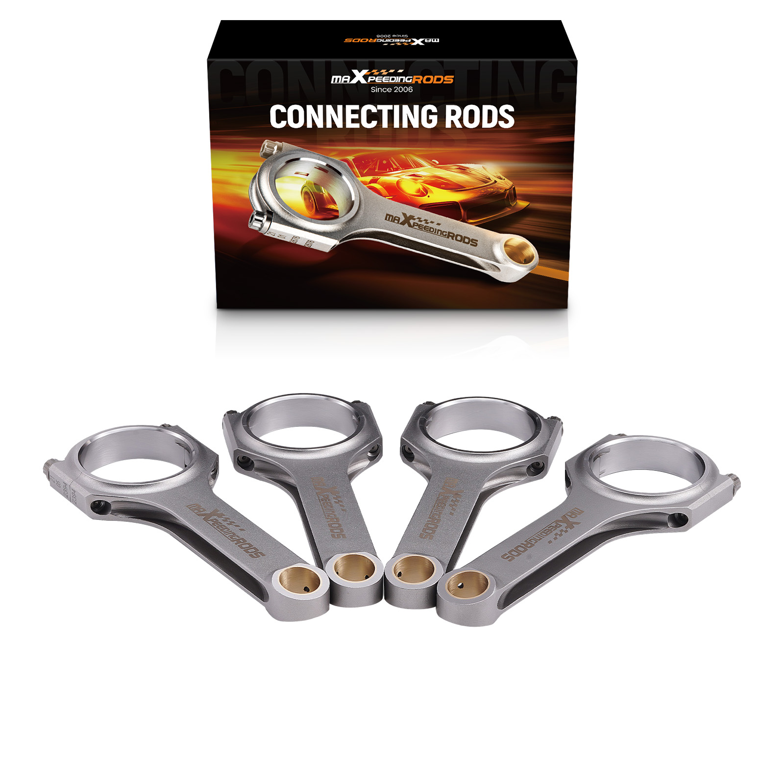 H Beam 4340 EN24 Connecting Rods Conrods For BMW 1 Series F20 B48 120i 2.0 T