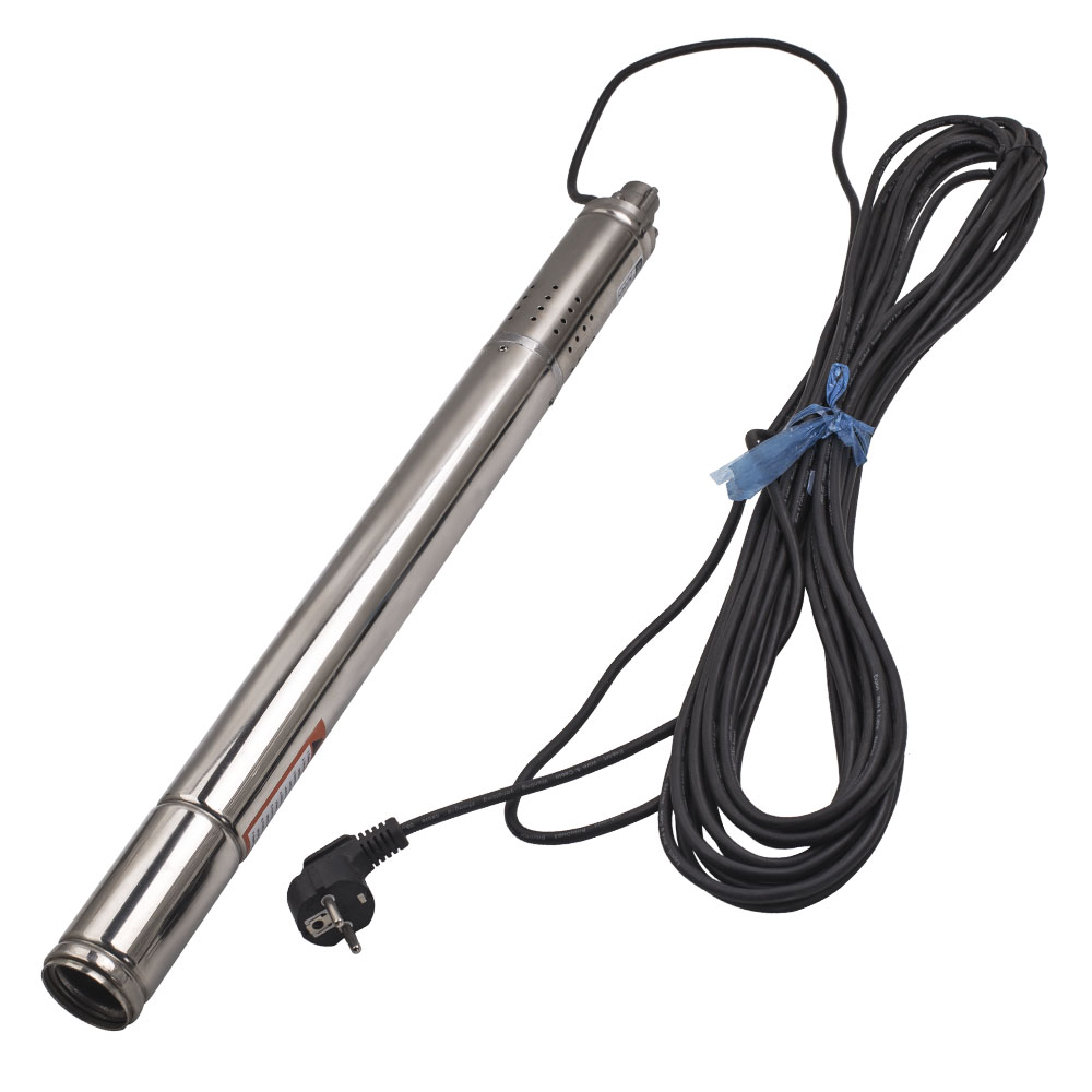2" 370W Deep Well Borehole Submersible Pump Stainless Steel 1080L/H Max