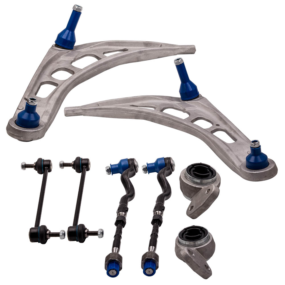 8pcs Front Under Left Suspension Control Arm Kit for BMW E46 E85 Z4 31351095694