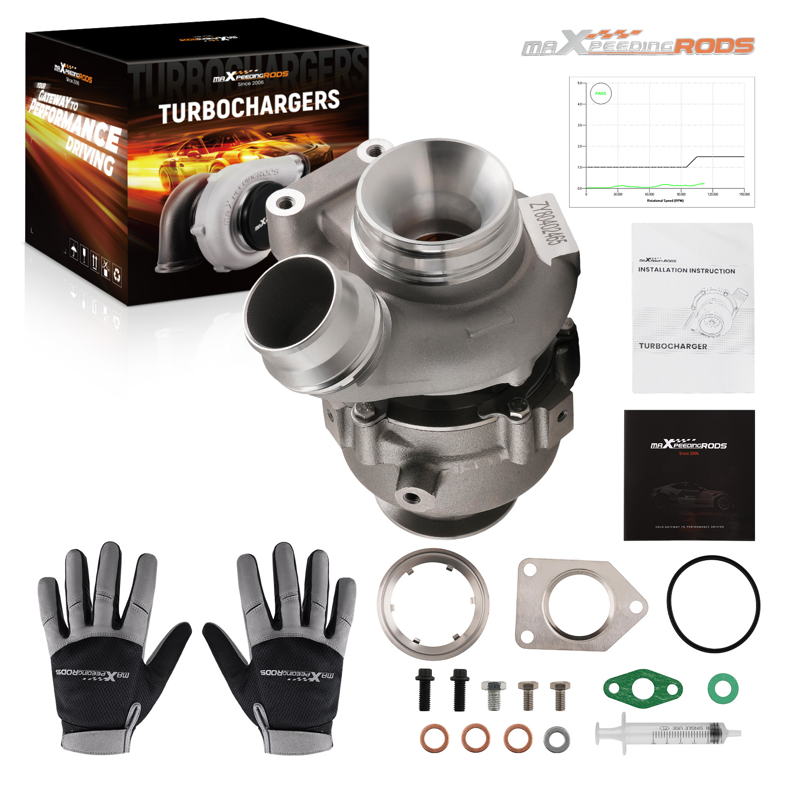 Street Billet Turbocharger For Bmw E60n E61n 520d 2.0d N47d20 2007- 49135-05850