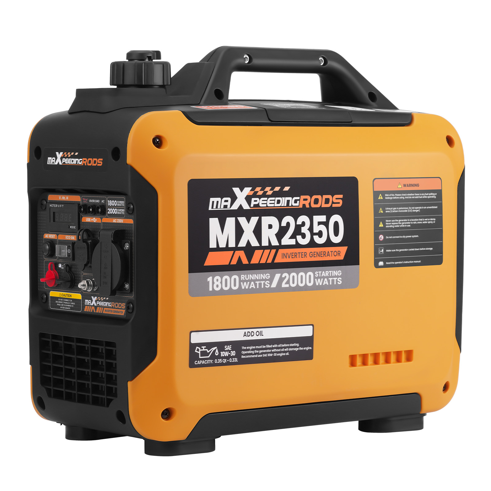2000W Groupe électrogène D'onduleur Essence portable générateur silencieux camp