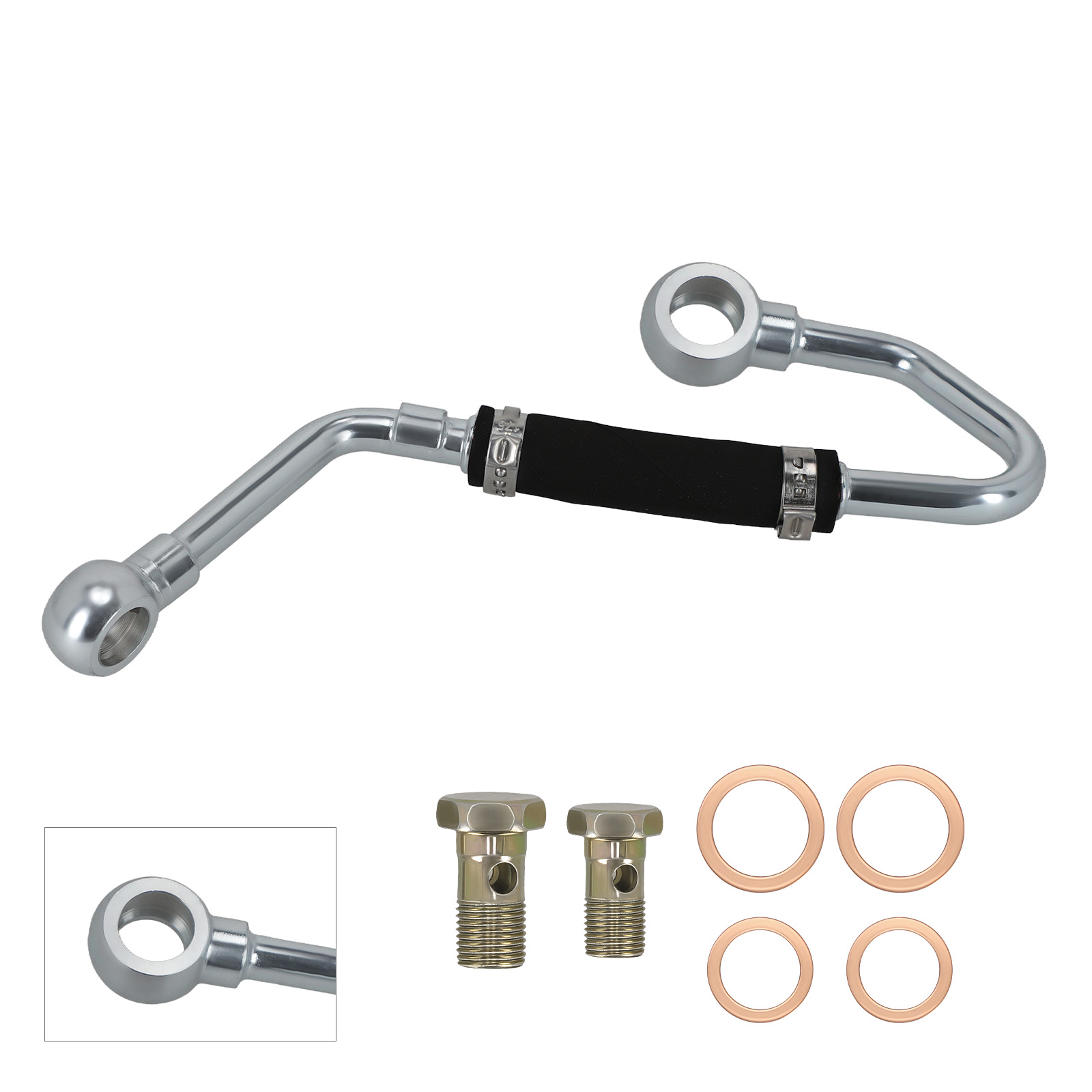 Turbo Coolant Feed Hose for Jeep Grand Cherokee 3.0L Diesel 2014-2021 68242889AA
