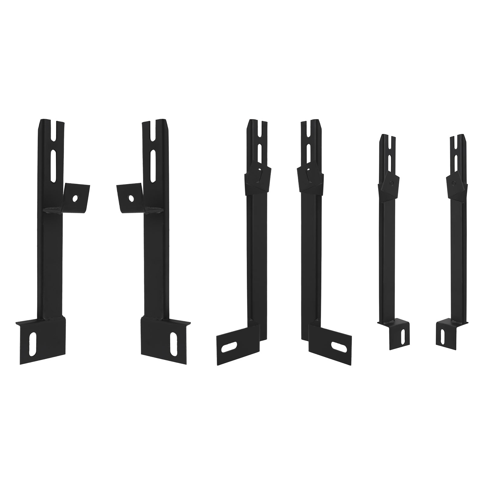 Black Side Step Running Board for AUDI Q7 2017-2023 4M 4MB Aluminum Pair