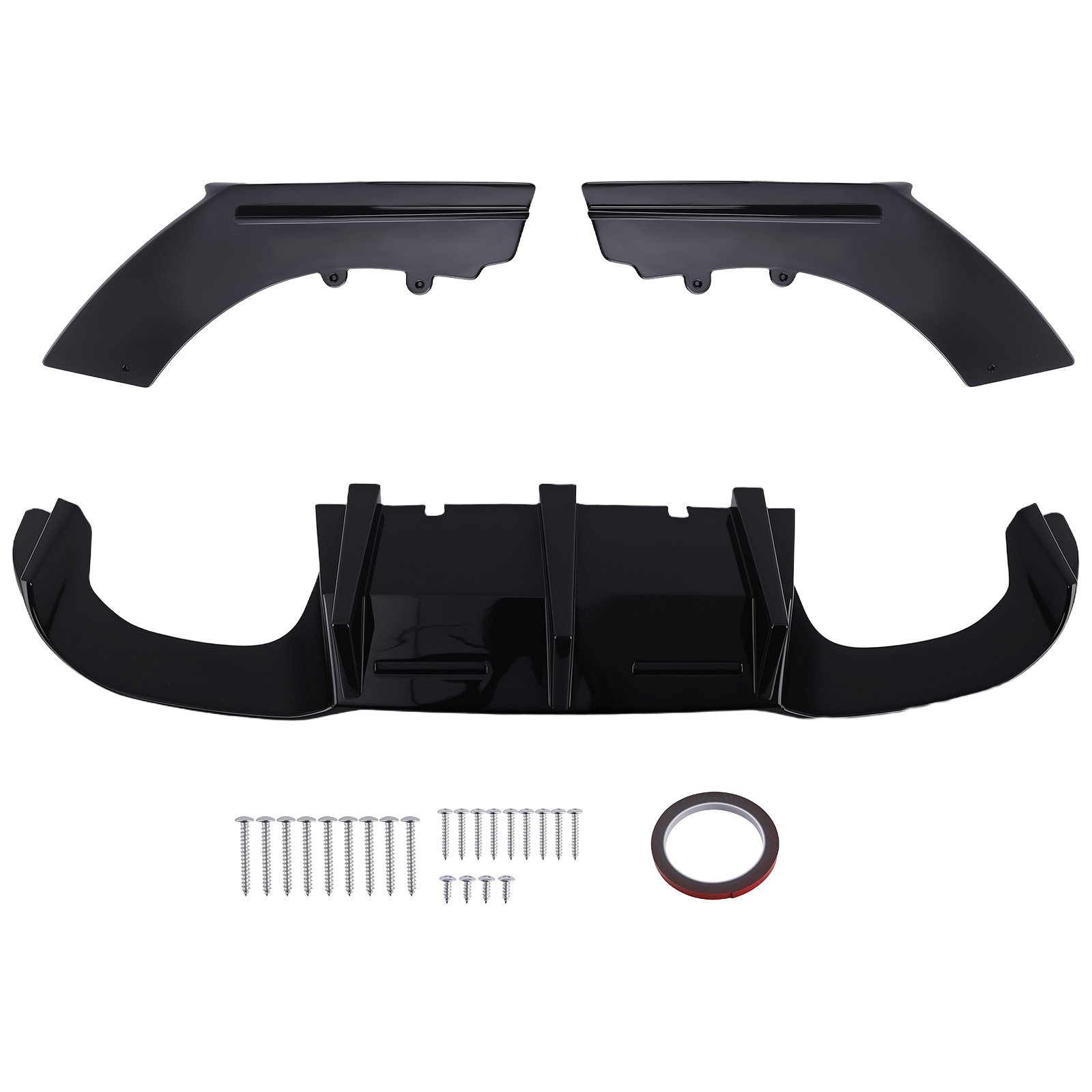 Gloss Black MTC Style Rear Bumper Diffuser For BMW 2 Series F87 M2 Coupe 2015+