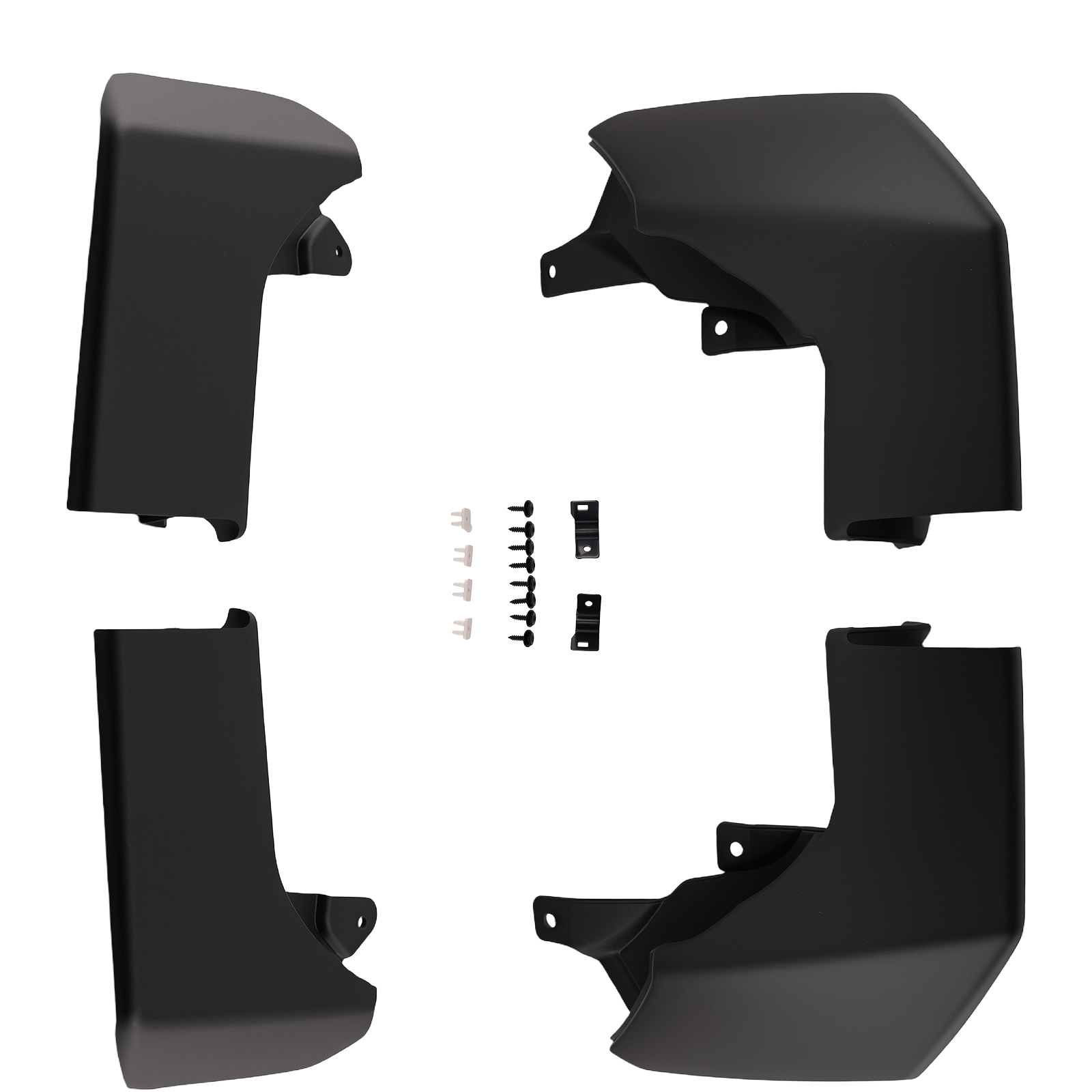4PCS Mud Flaps Guards for Land Rover Discovery 3 2004-2009 CAT500010PCL Black