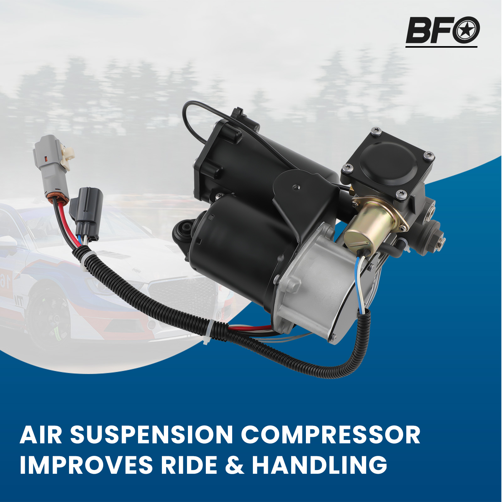Air suspension compressor pump