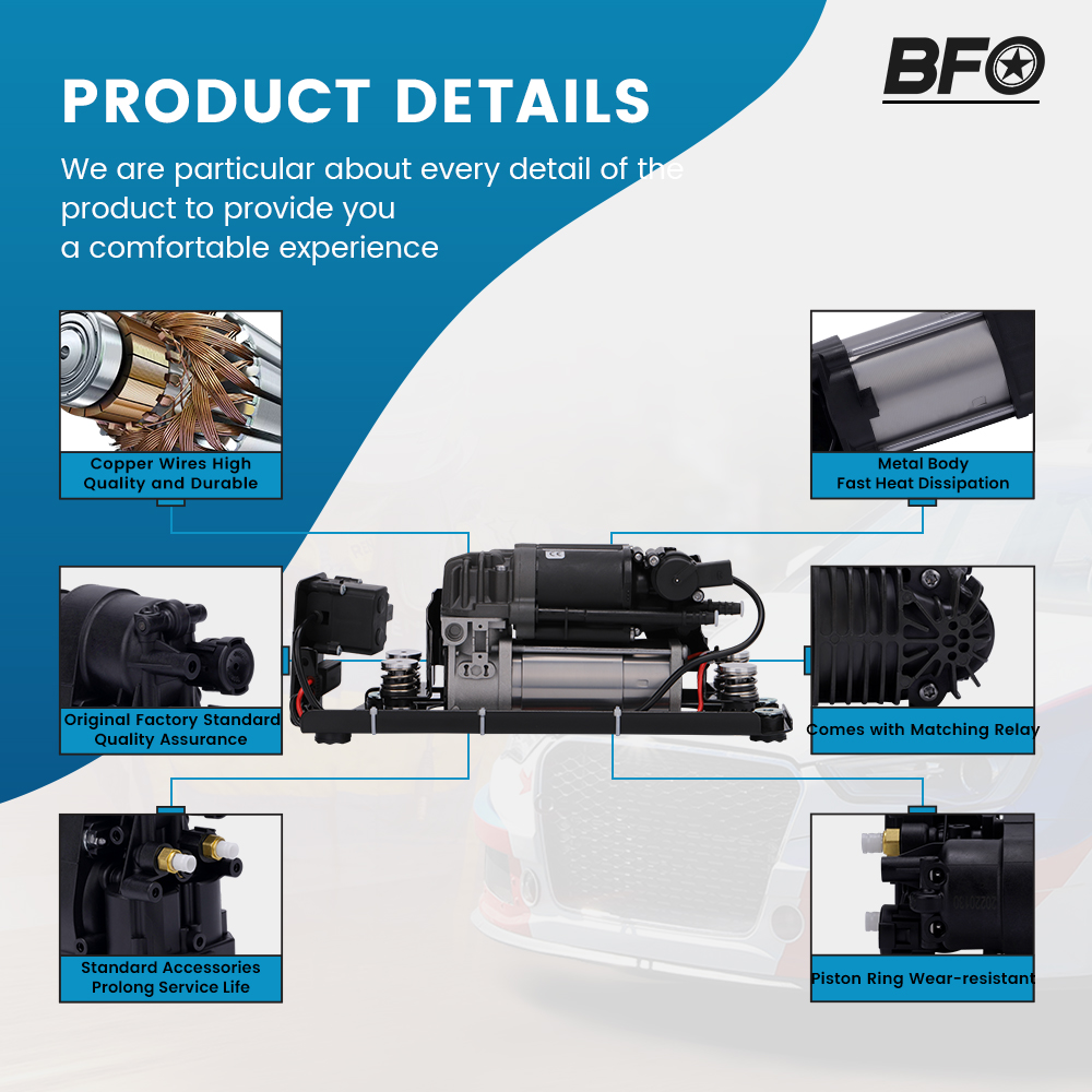 Air suspension compressor pump