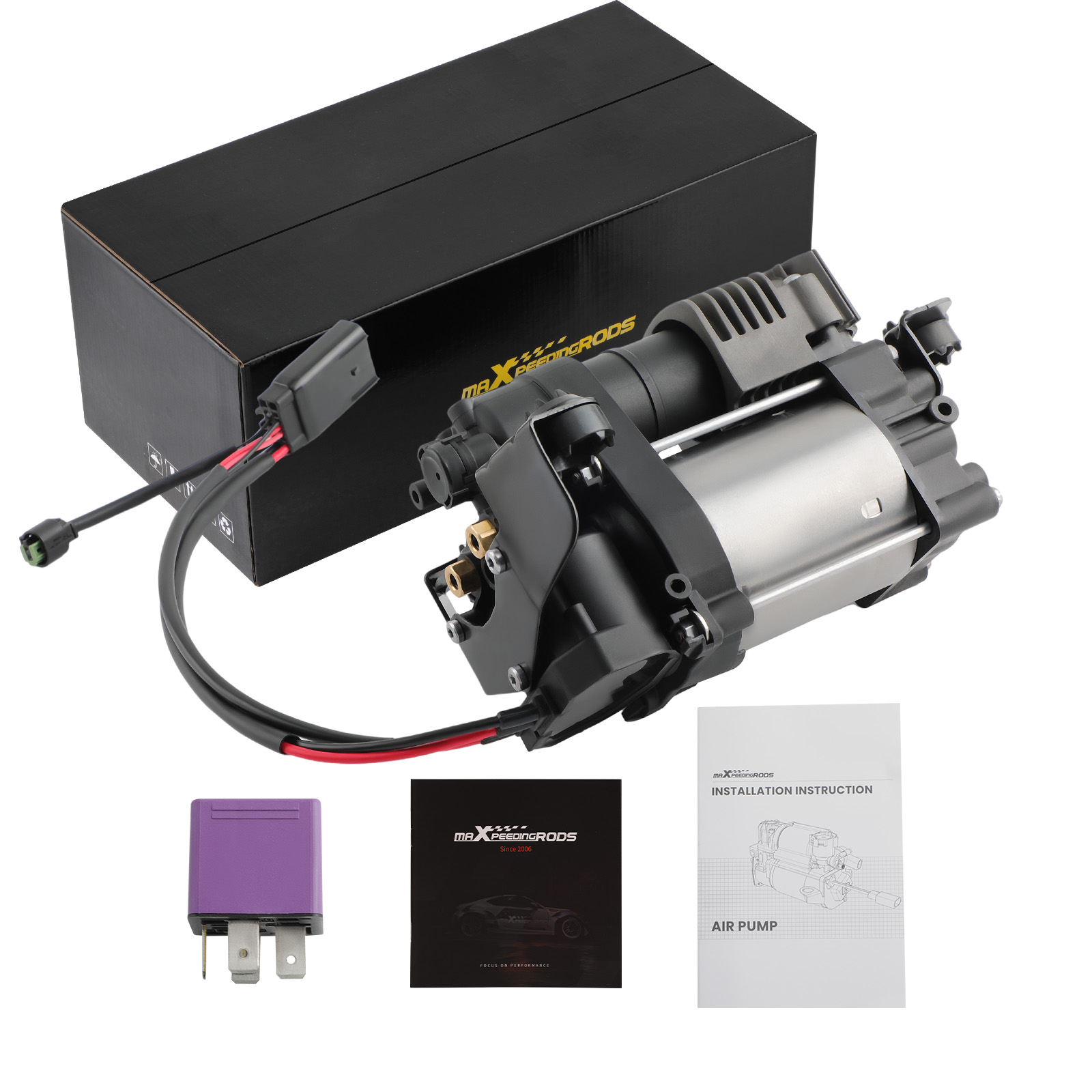 Air suspension compressor pump