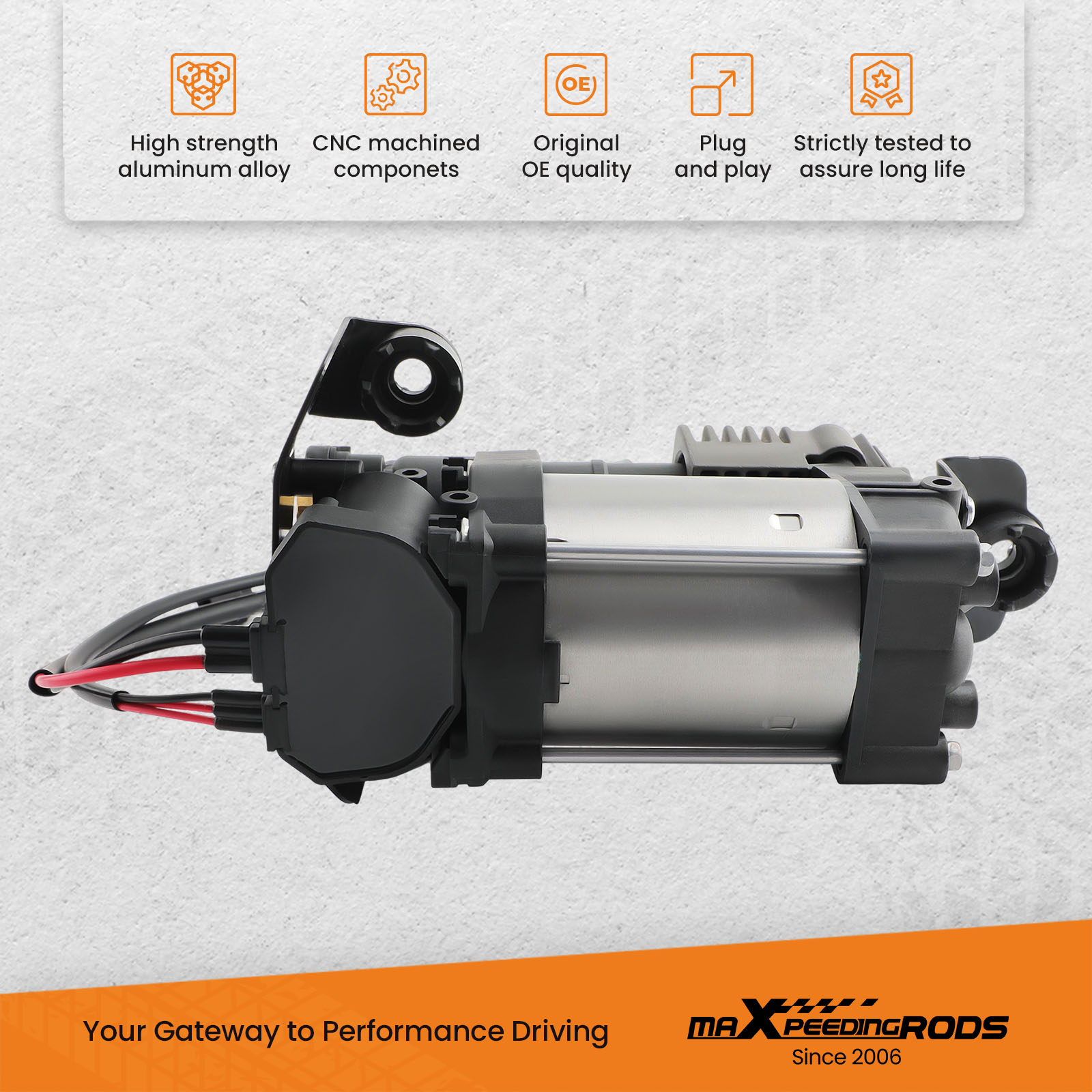 Air suspension compressor pump