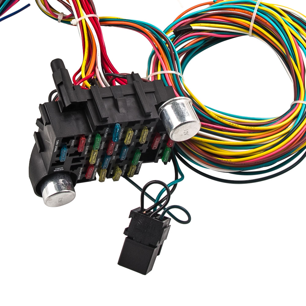 21 Circuit 17 Fuses Wiring Wire Harness