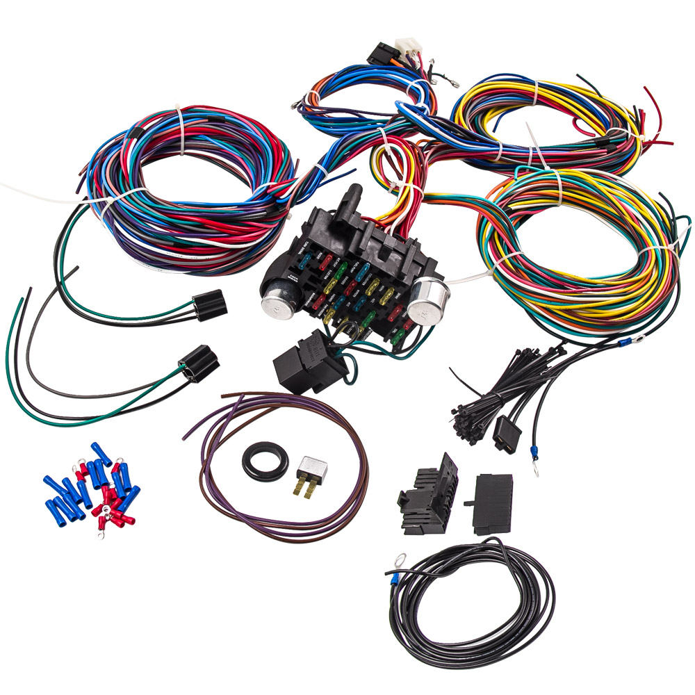 21 Circuit 17 Fuses Wiring Wire Harness
