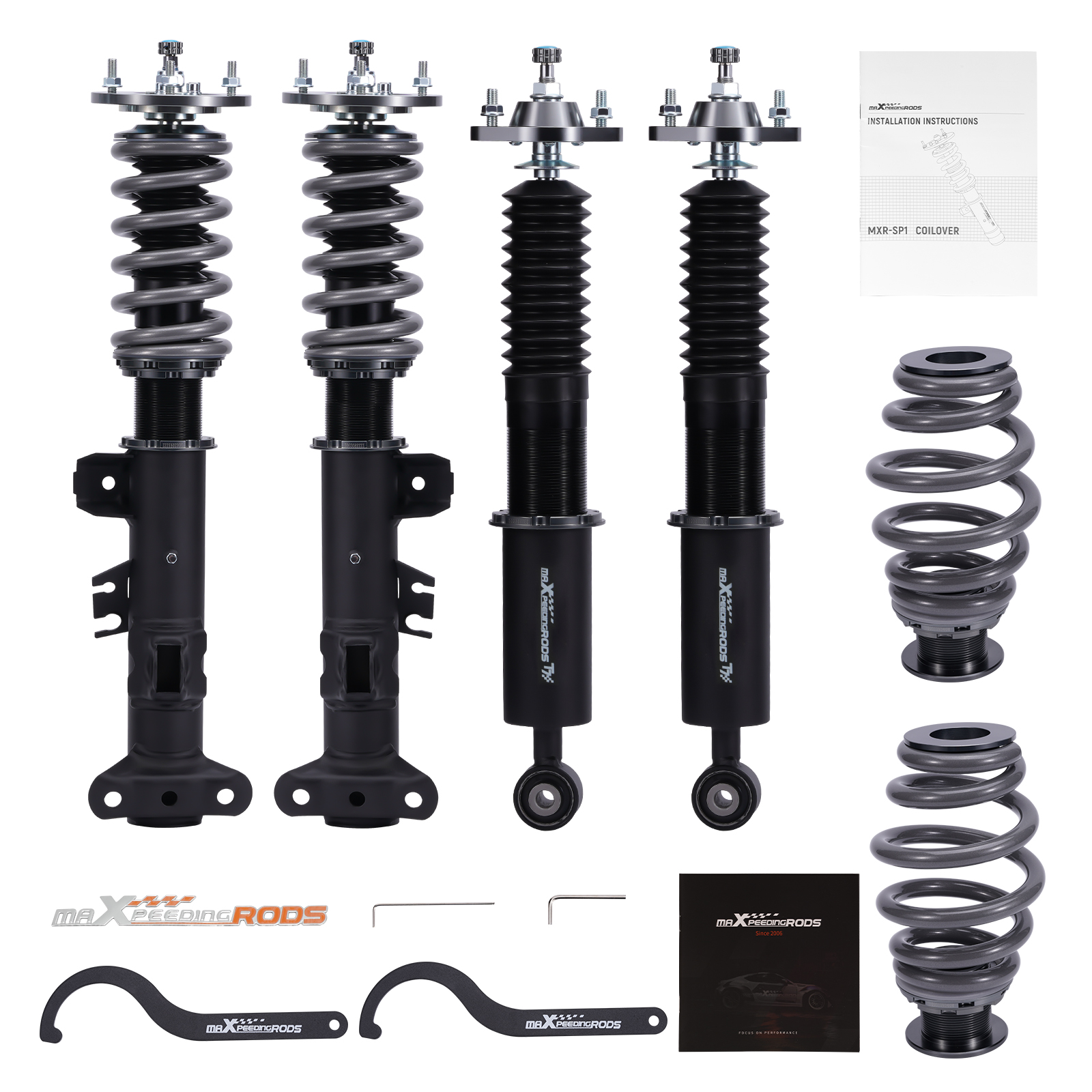 Réglable Amortisseurs Combinés Filetés For BMW E36 Berline 1990-1999 Coilover