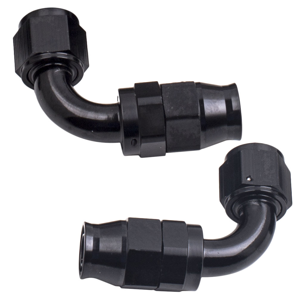 An10 An-10 Braided Ptfe E85 Ethanol Oil Gas Line Kit Fuel Hose End Fitting 10x