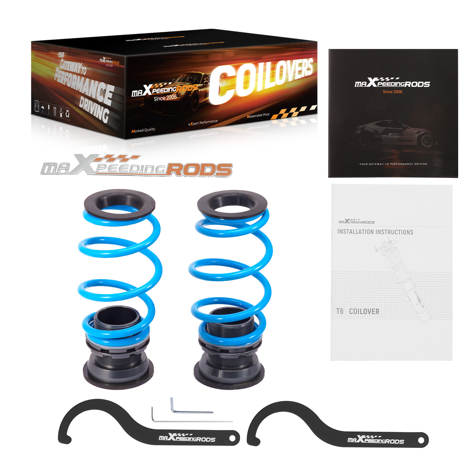 T6 Coilovers Adjustable for Ford Fiesta MK7 ST 2011-2019