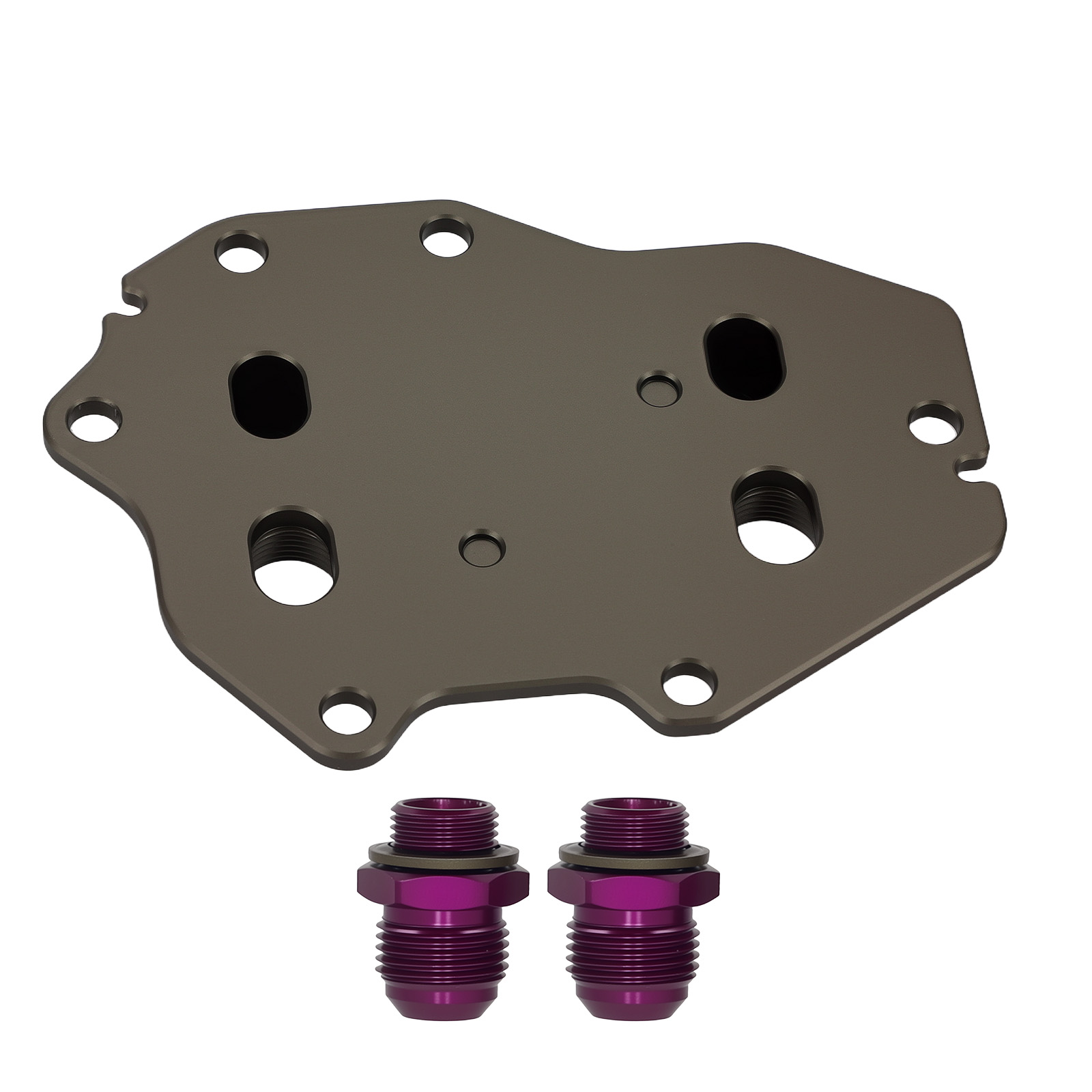 Aluminum Purple Oil Filter Adapter for BMW 325 330 G20 G38 2019+ AN10 Kit
