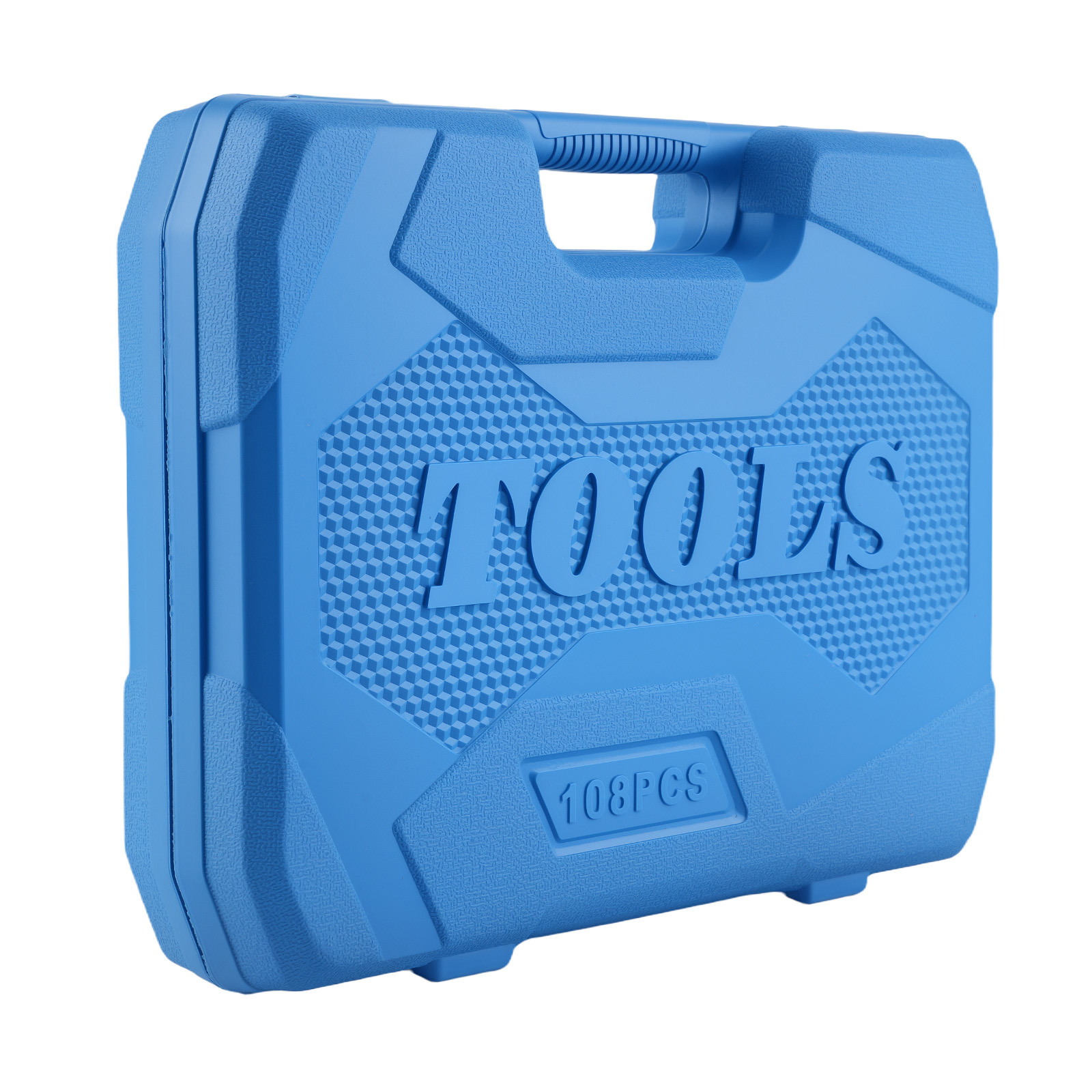 108PCS Mechanics Kit 1/2 1/4 Ratchet Socket Tool Set CR-V Storage Case