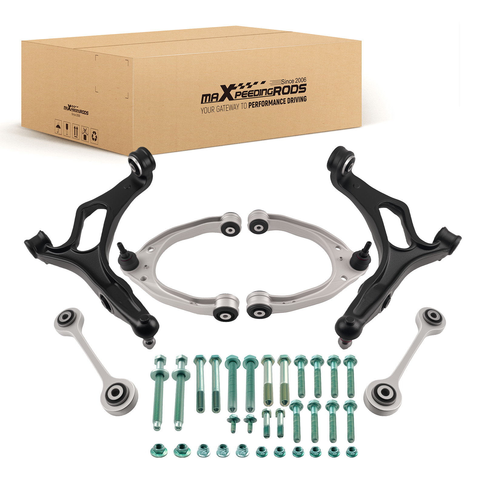 6 BRAS DE SUSPENSION AVANT ;+R FOR AUDI Q7 4LB PORSCHE CAYENNE 9PA VW TOUAREG 7L