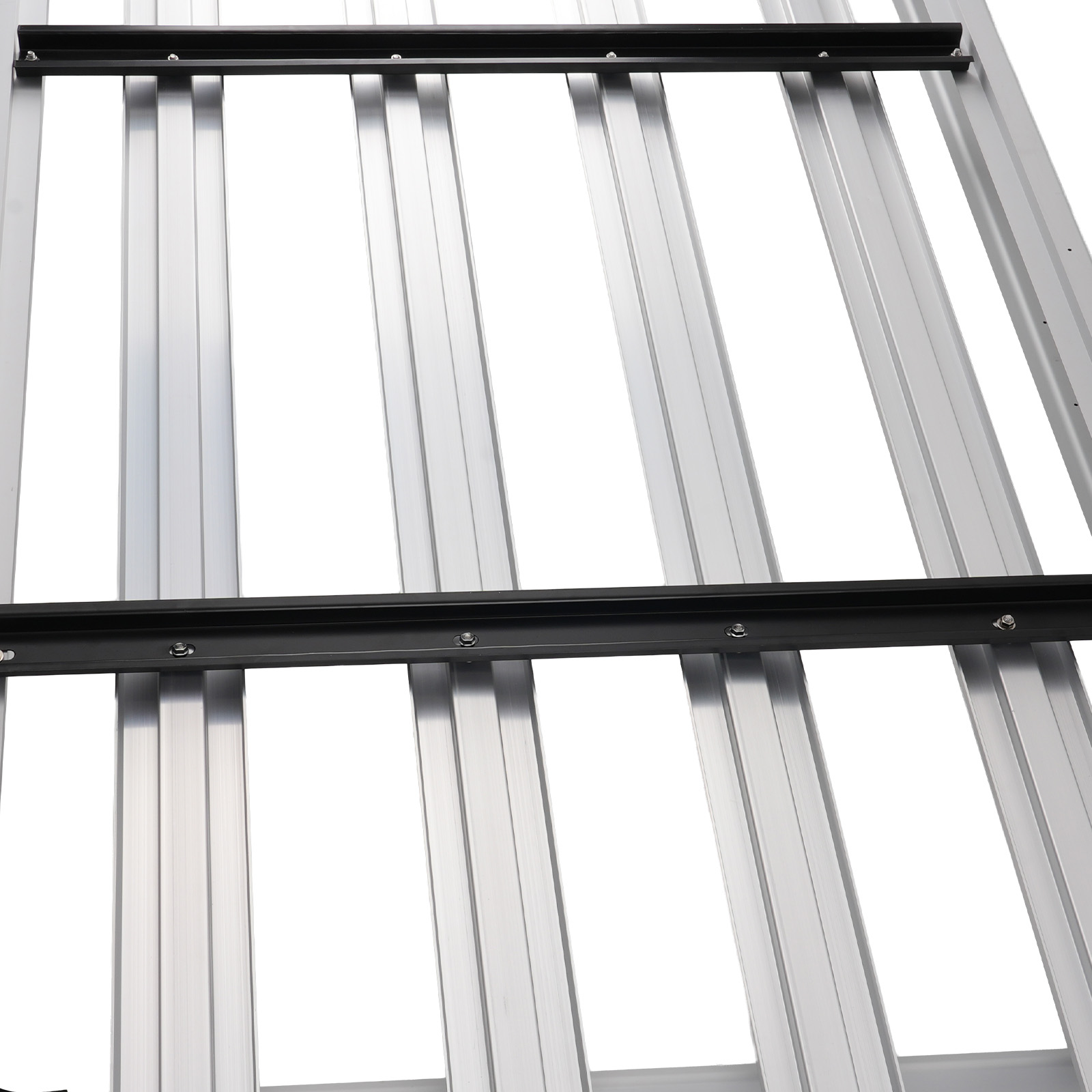 Universal Car Roof Rack Basket Tray Luggage Cargo Carrier Aluminium Silver 160cm